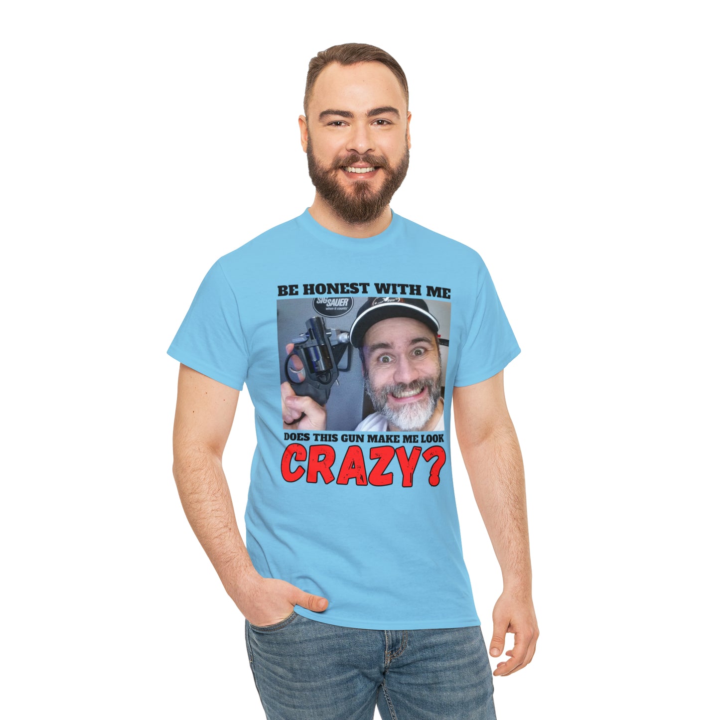 Crazy? Unisex Heavy Cotton Tee