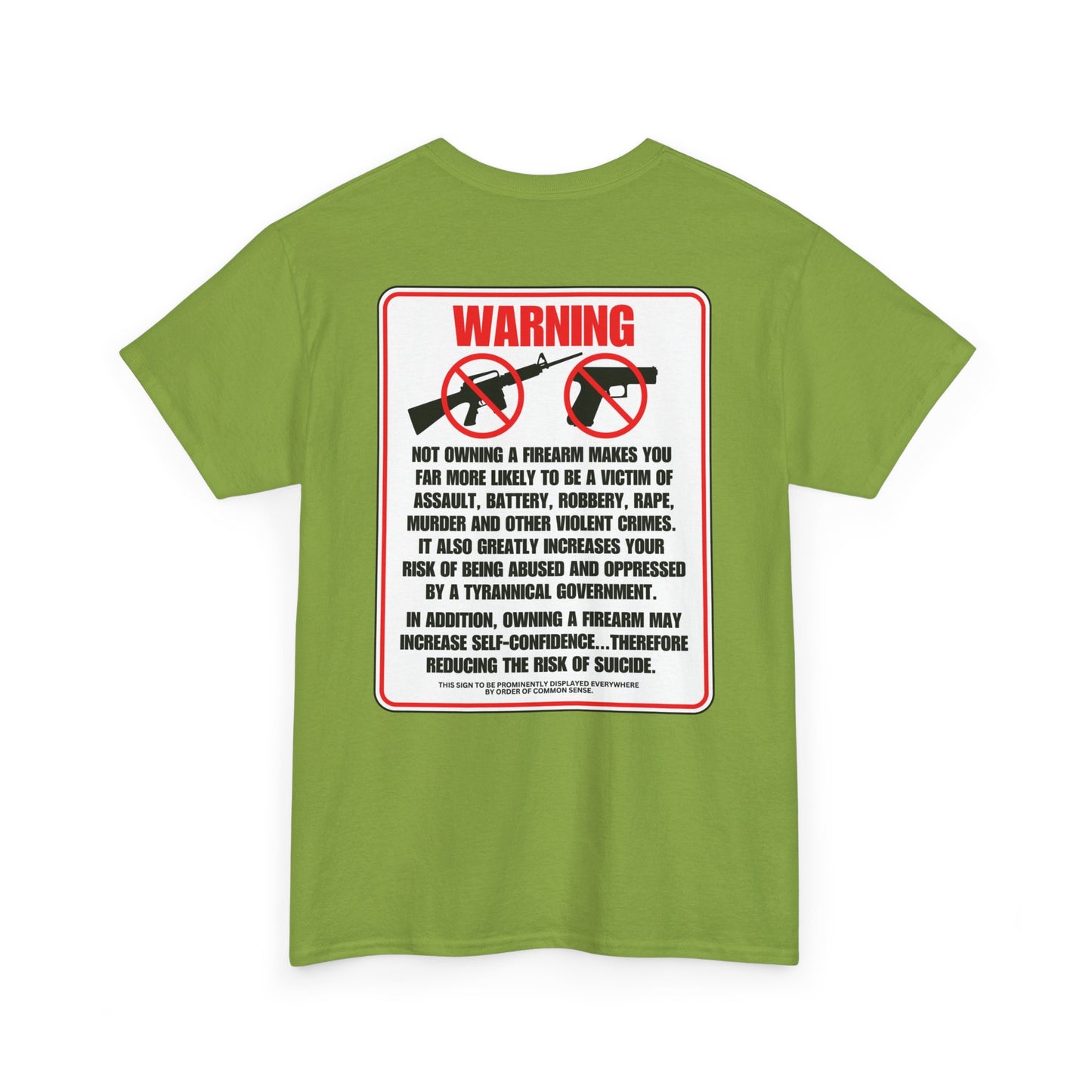 Firearm Safety! Unisex Heavy Cotton Tee