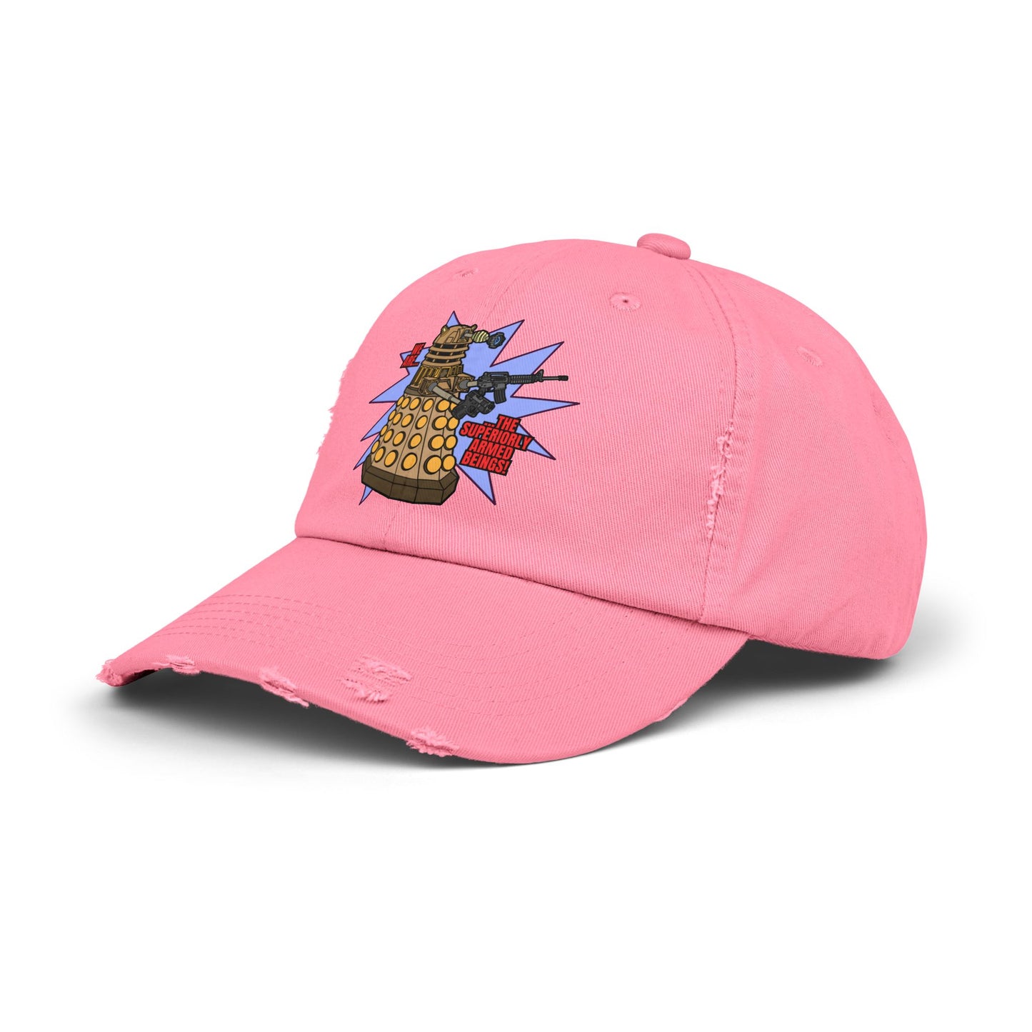 "Dalek" Superiorly Armed Beings! Unisex Distressed Cap