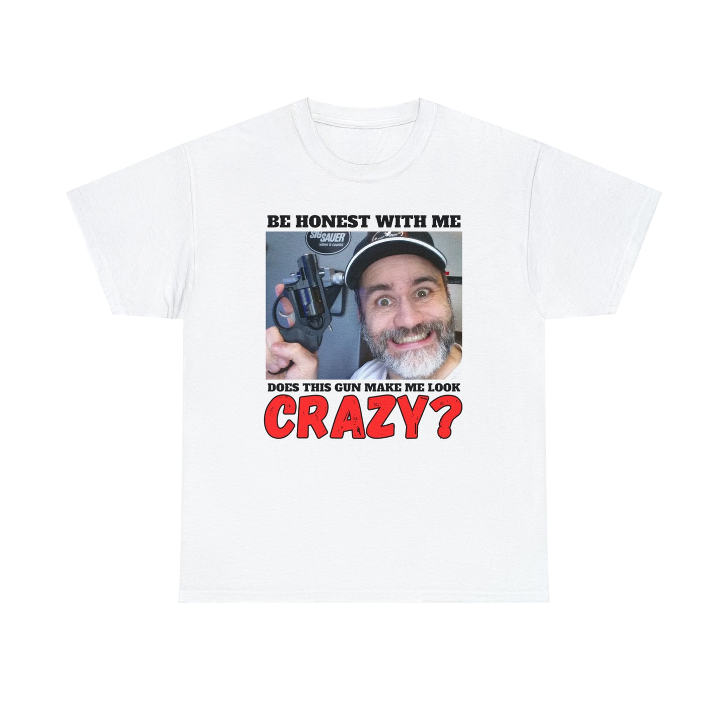 Crazy? Unisex Heavy Cotton Tee