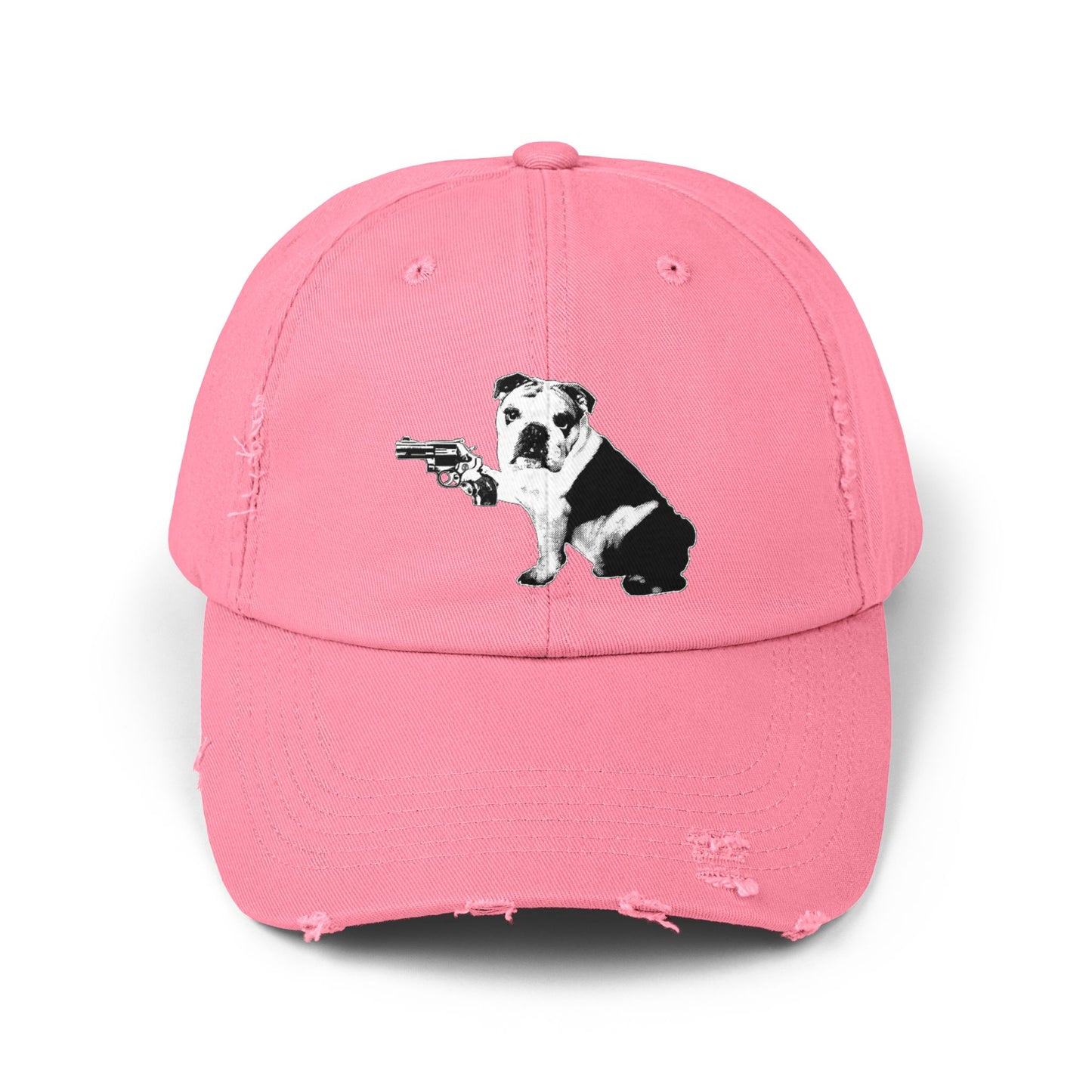 Mavis/Bullpup! Unisex Distressed Cap