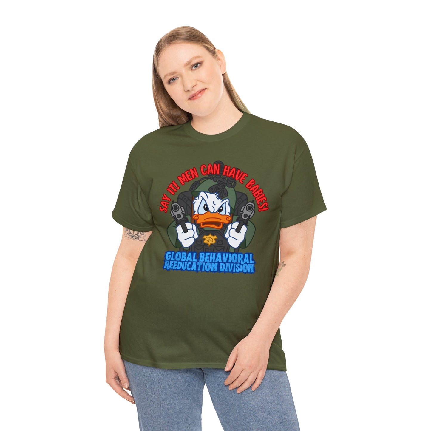 Tacti-Quack Unisex Heavy Cotton Tee!