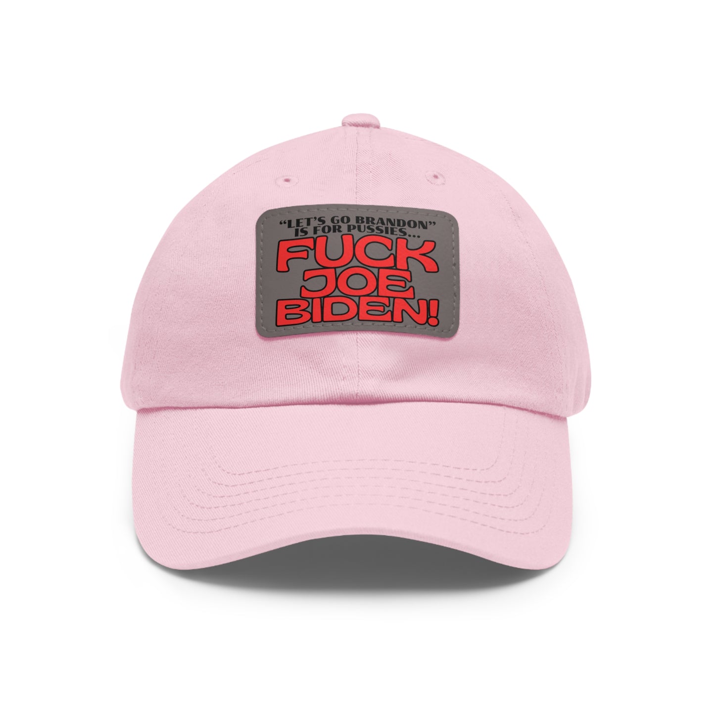 F' Joe Biden! Dad Hat with Leather Patch (Rectangle)
