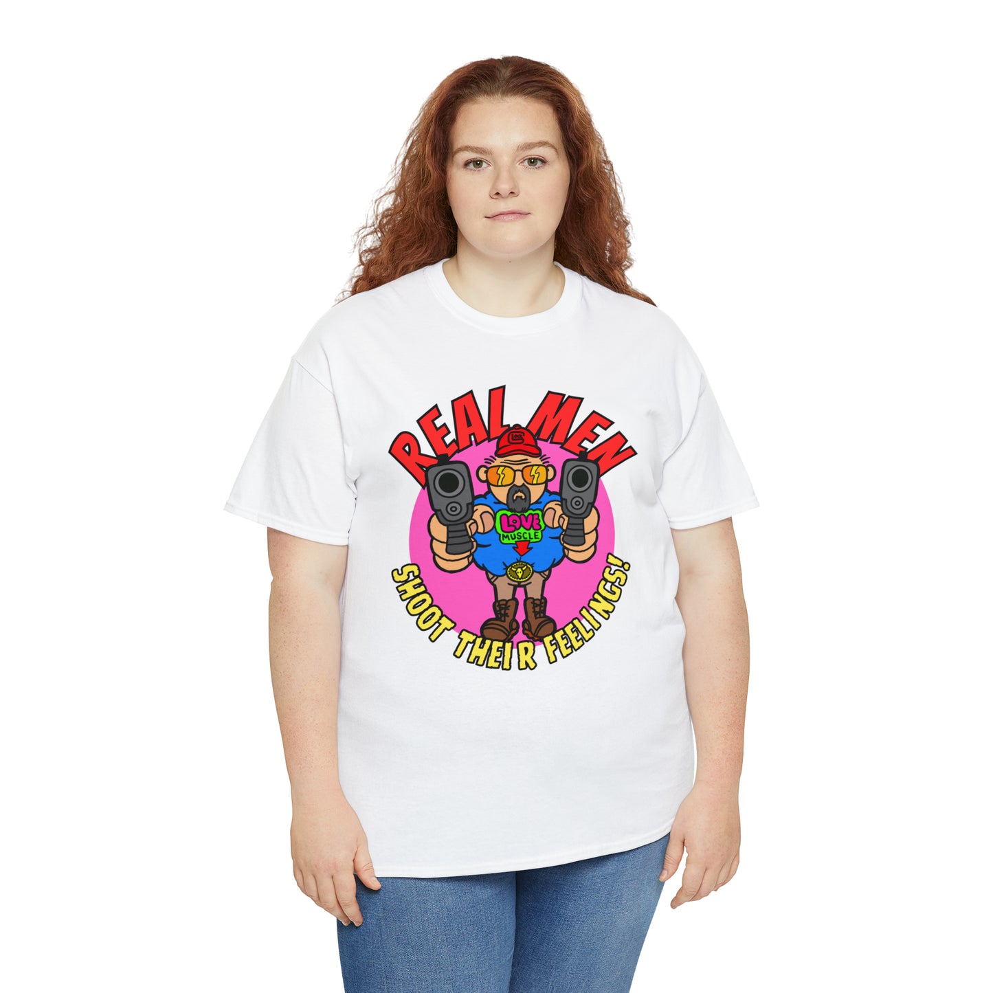 REAL MEN Unisex Heavy Cotton Tee