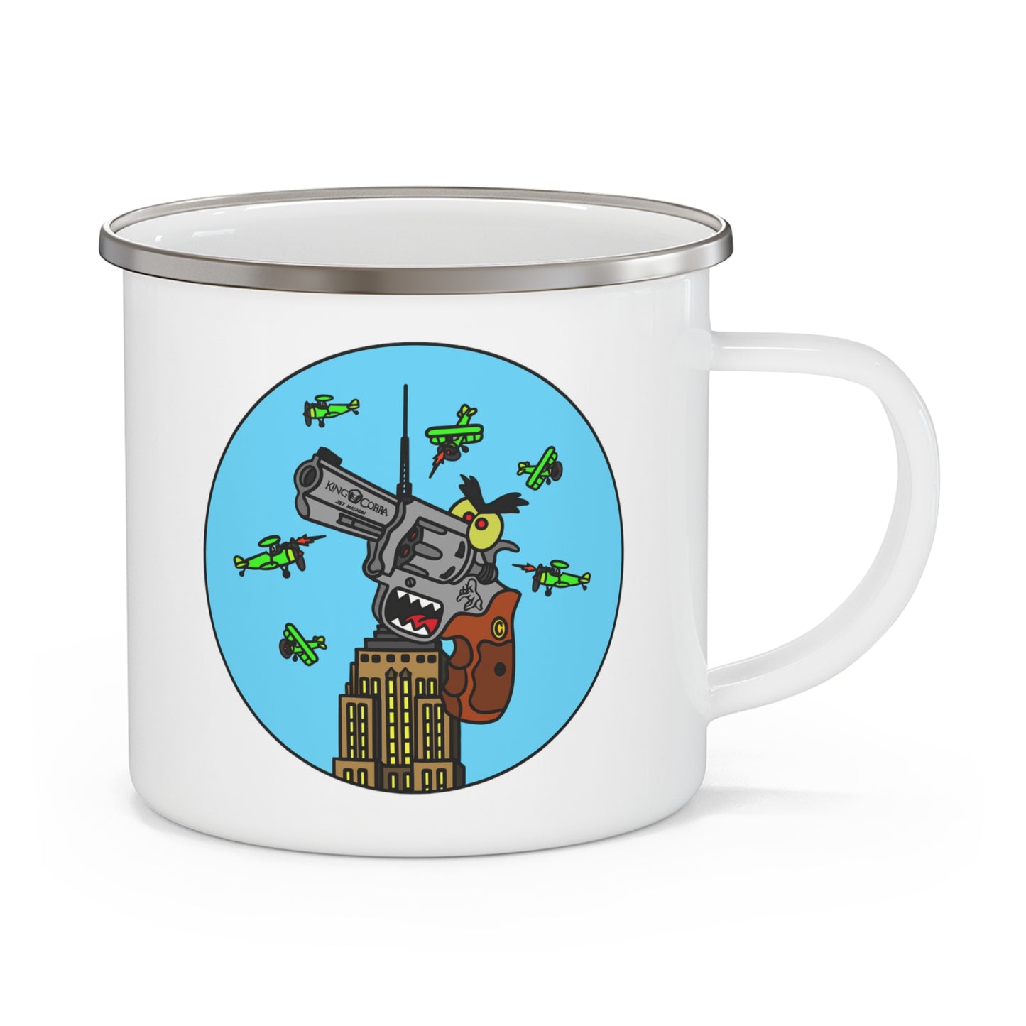 NYC's Worst Nightmare! Enamel Camping Mug