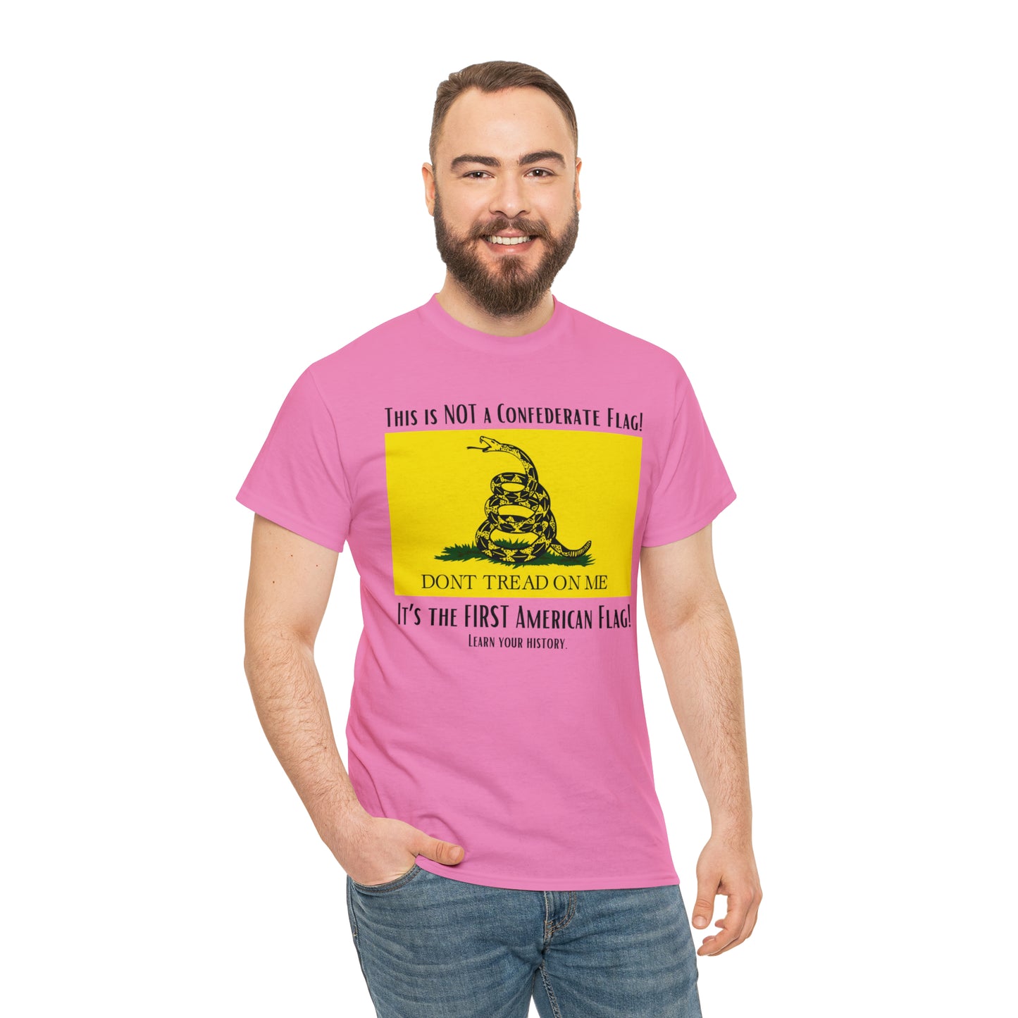 1st American Flag Unisex Heavy Cotton Tee