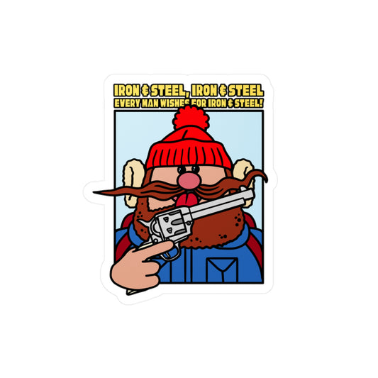 Iron & Steel! Kiss-Cut Vinyl Decals