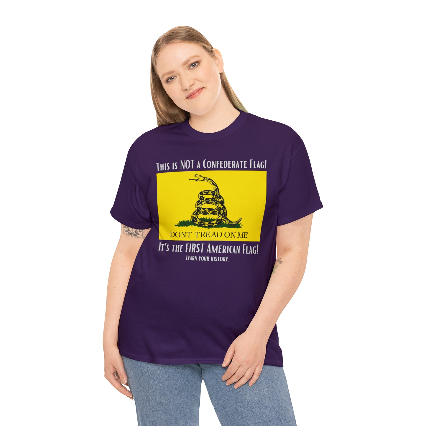 1st American Flag Unisex Heavy Cotton Tee