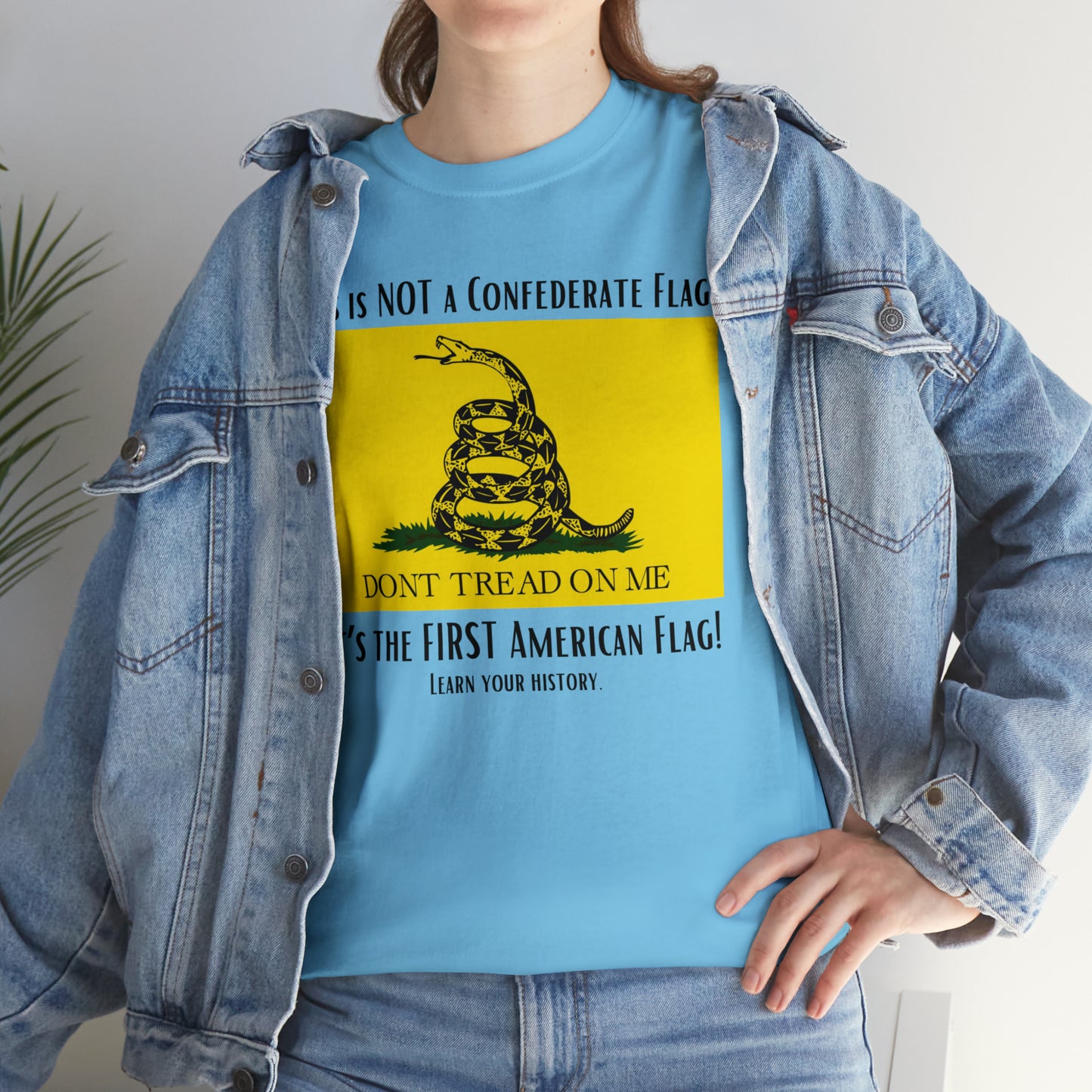 1st American Flag Unisex Heavy Cotton Tee