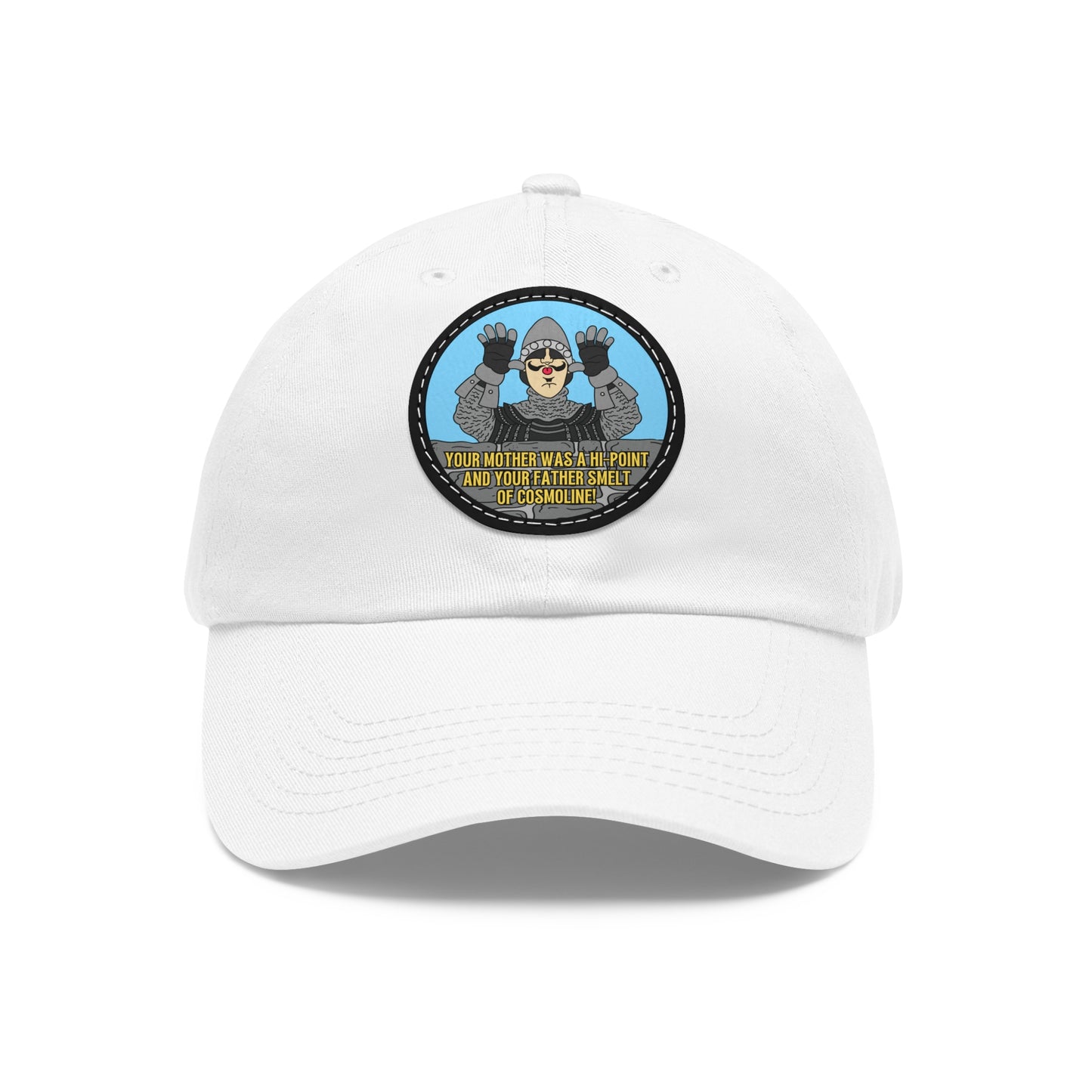 Cosmoline Taunt! Dad Hat with Leather Patch (Round)