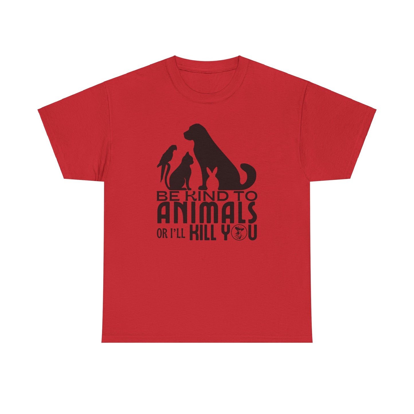 Be Kind to Animals! Unisex Heavy Cotton Tee