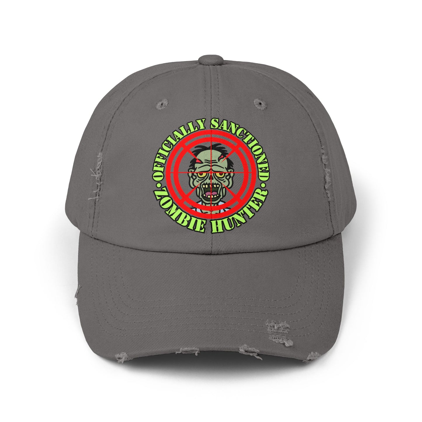 Zombie Hunter Unisex Distressed Cap