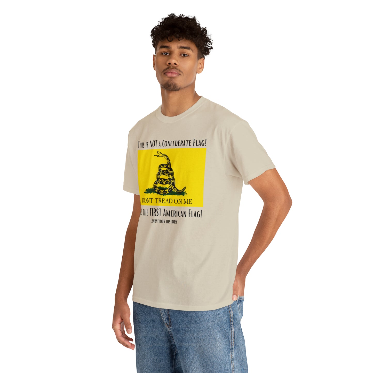 1st American Flag Unisex Heavy Cotton Tee