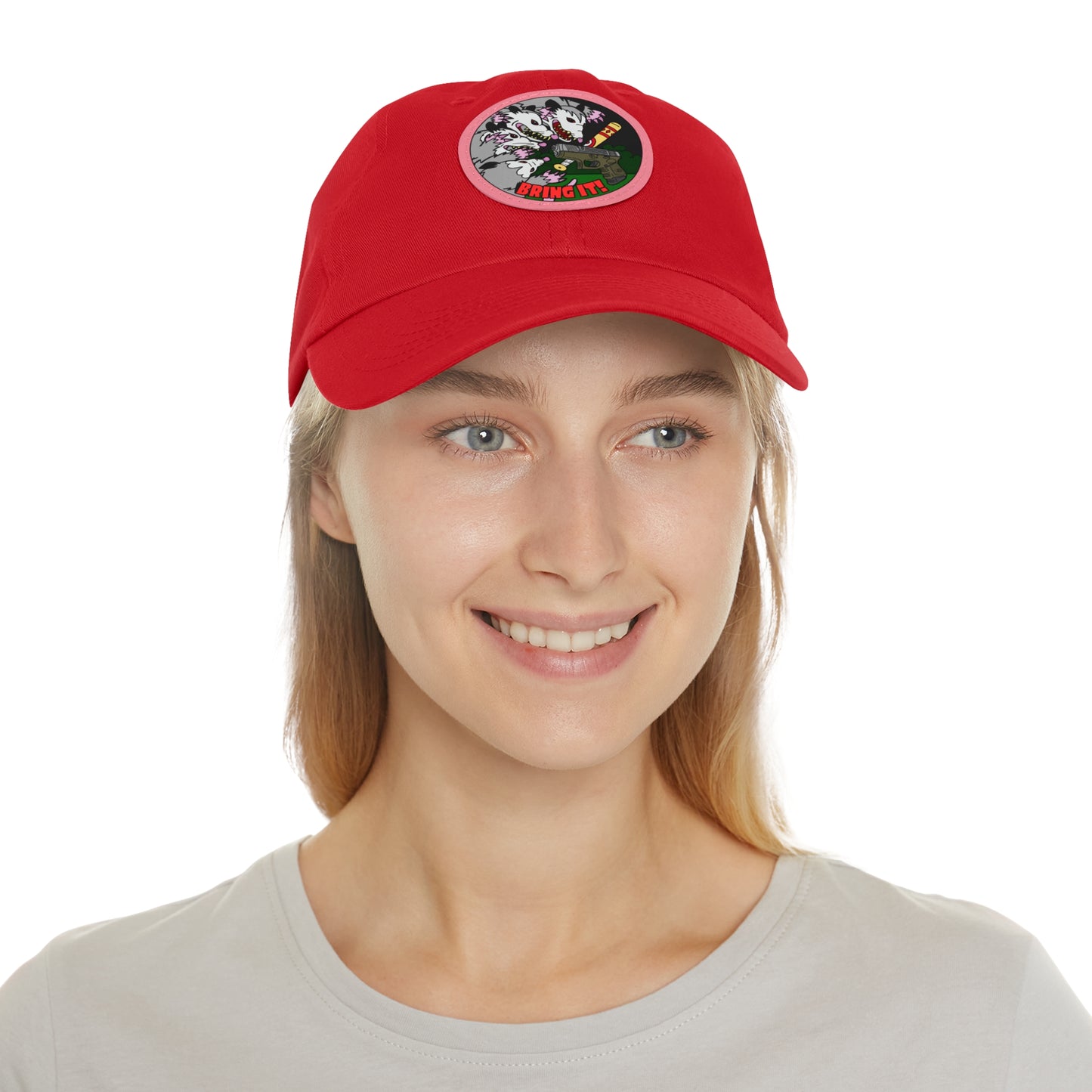 Gary's Last Stand! Dad Hat with Leather Patch (Round)