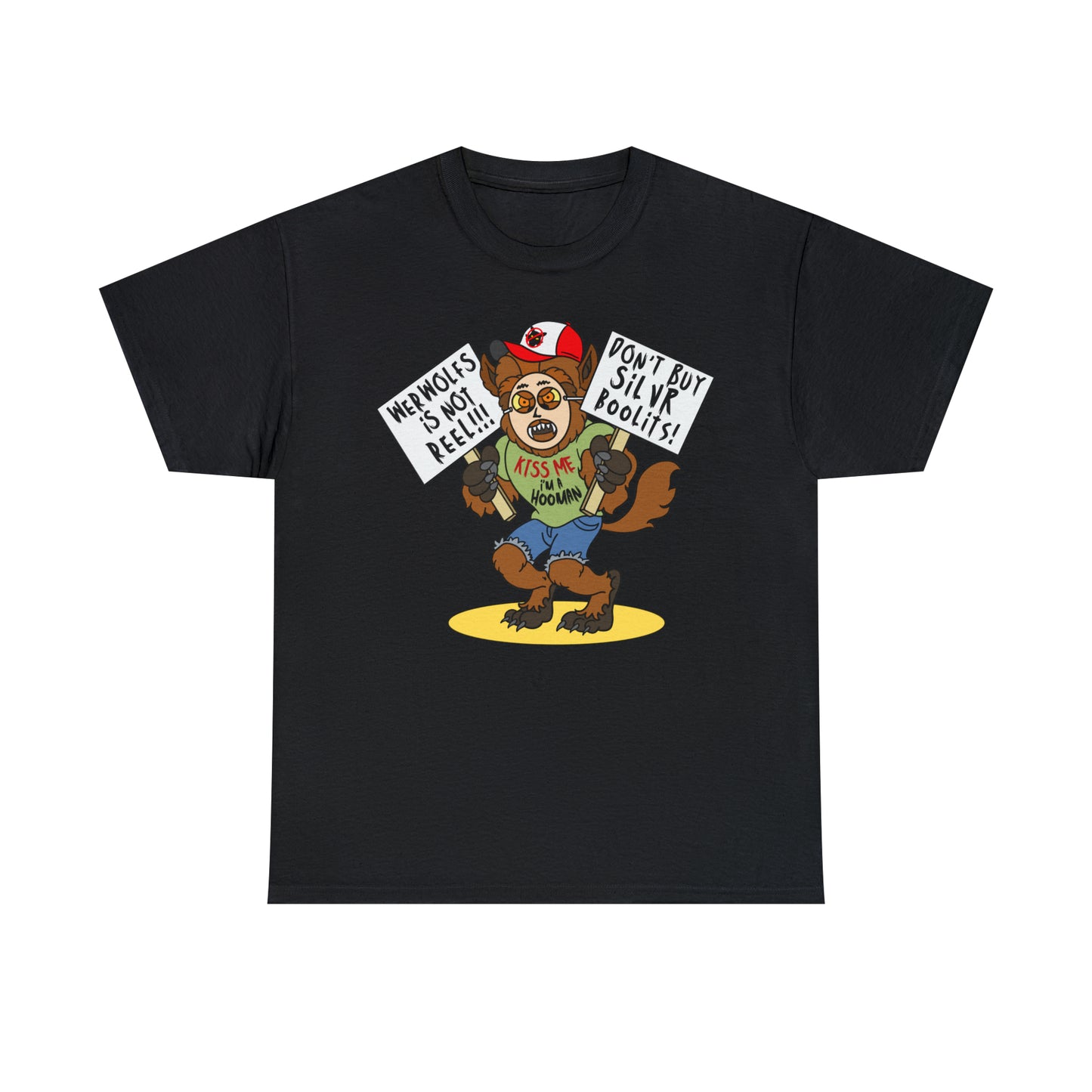 Werwolfs Is Not Reel! Unisex Heavy Cotton Tee