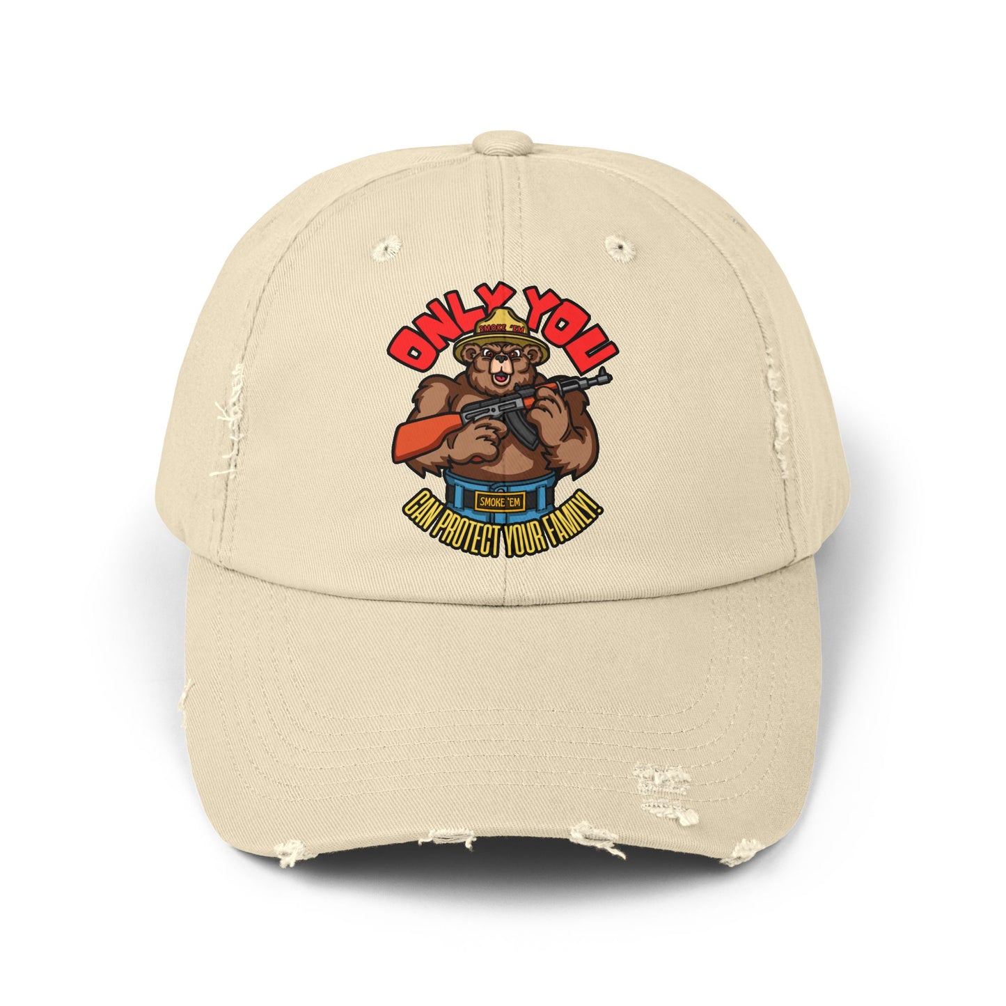 Only You! Unisex Distressed Cap