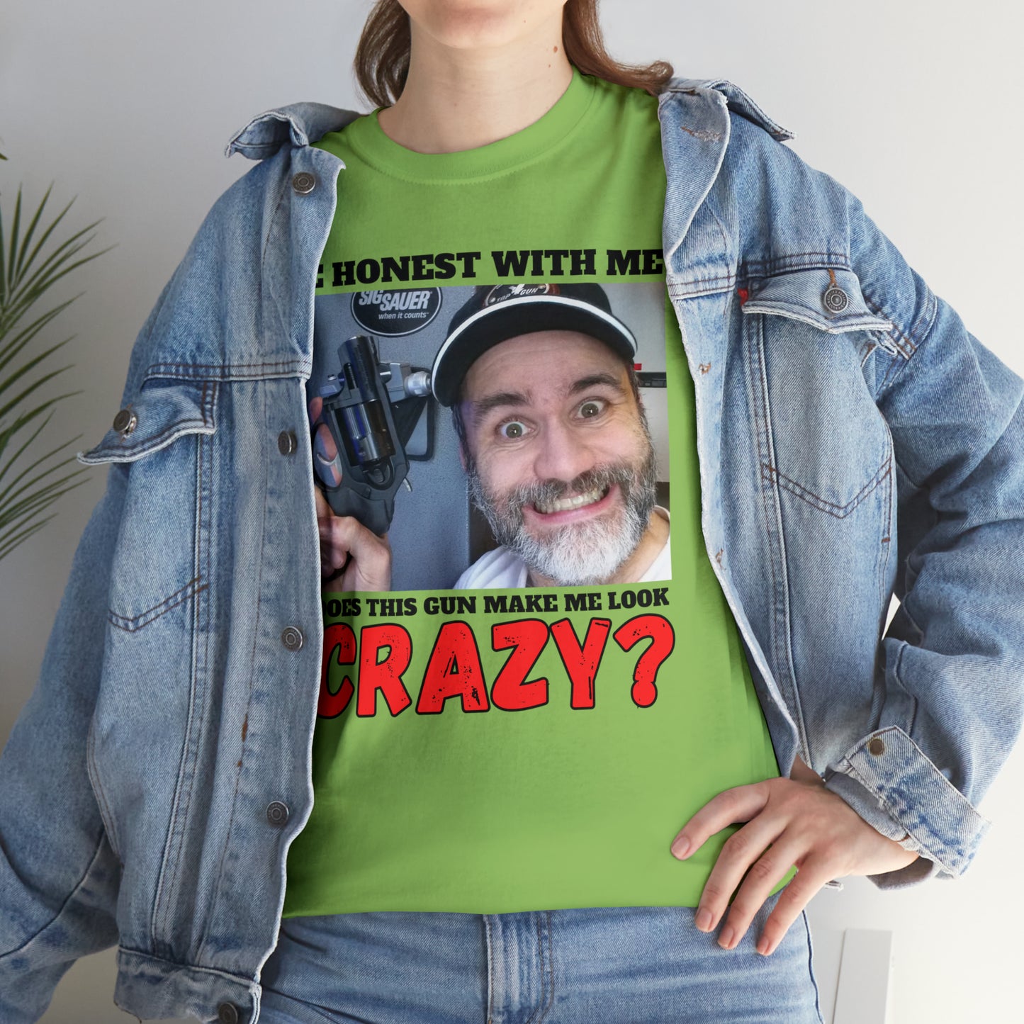 Crazy? Unisex Heavy Cotton Tee