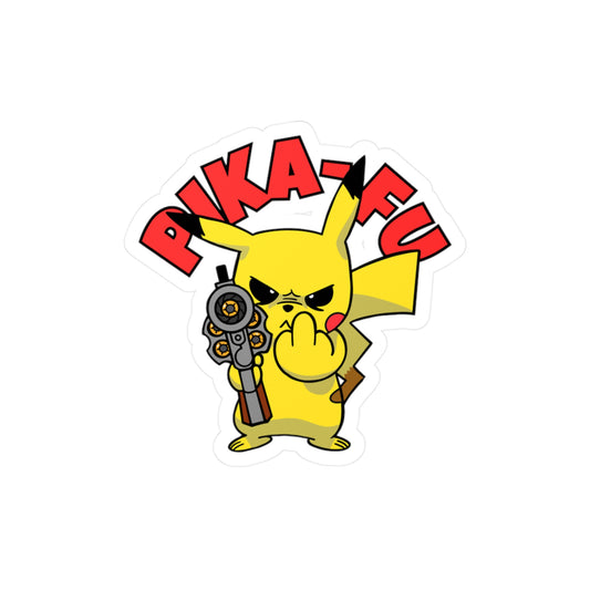 Pika-FU! Kiss-Cut Vinyl Decals