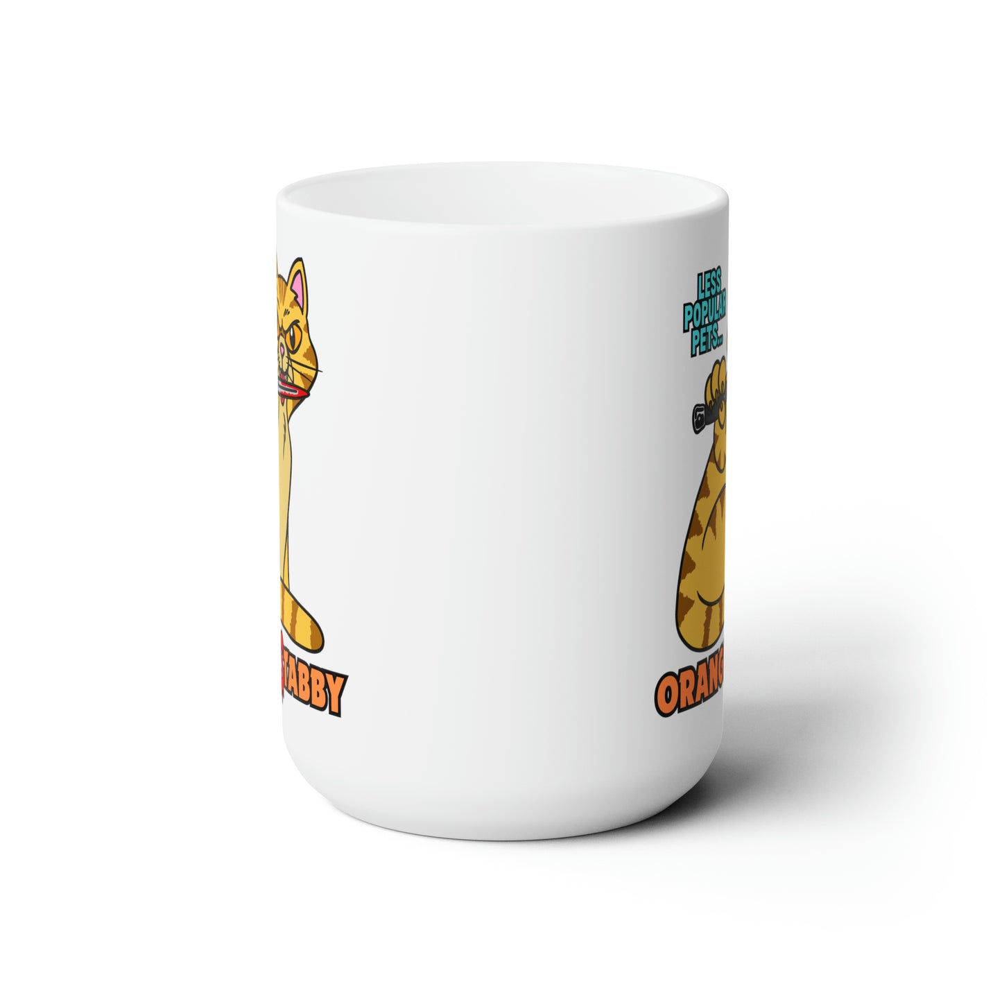 Stabby Cat! Ceramic Mug 15oz