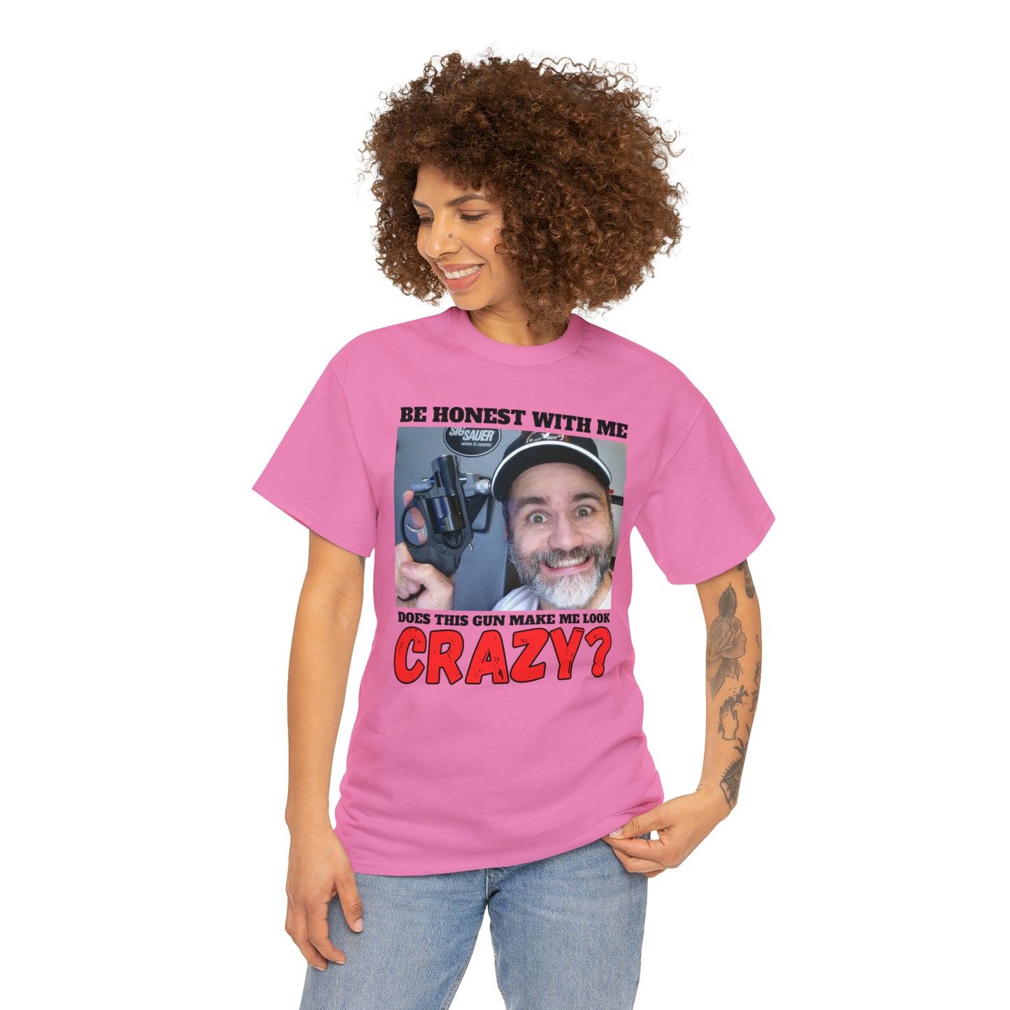 Crazy? Unisex Heavy Cotton Tee