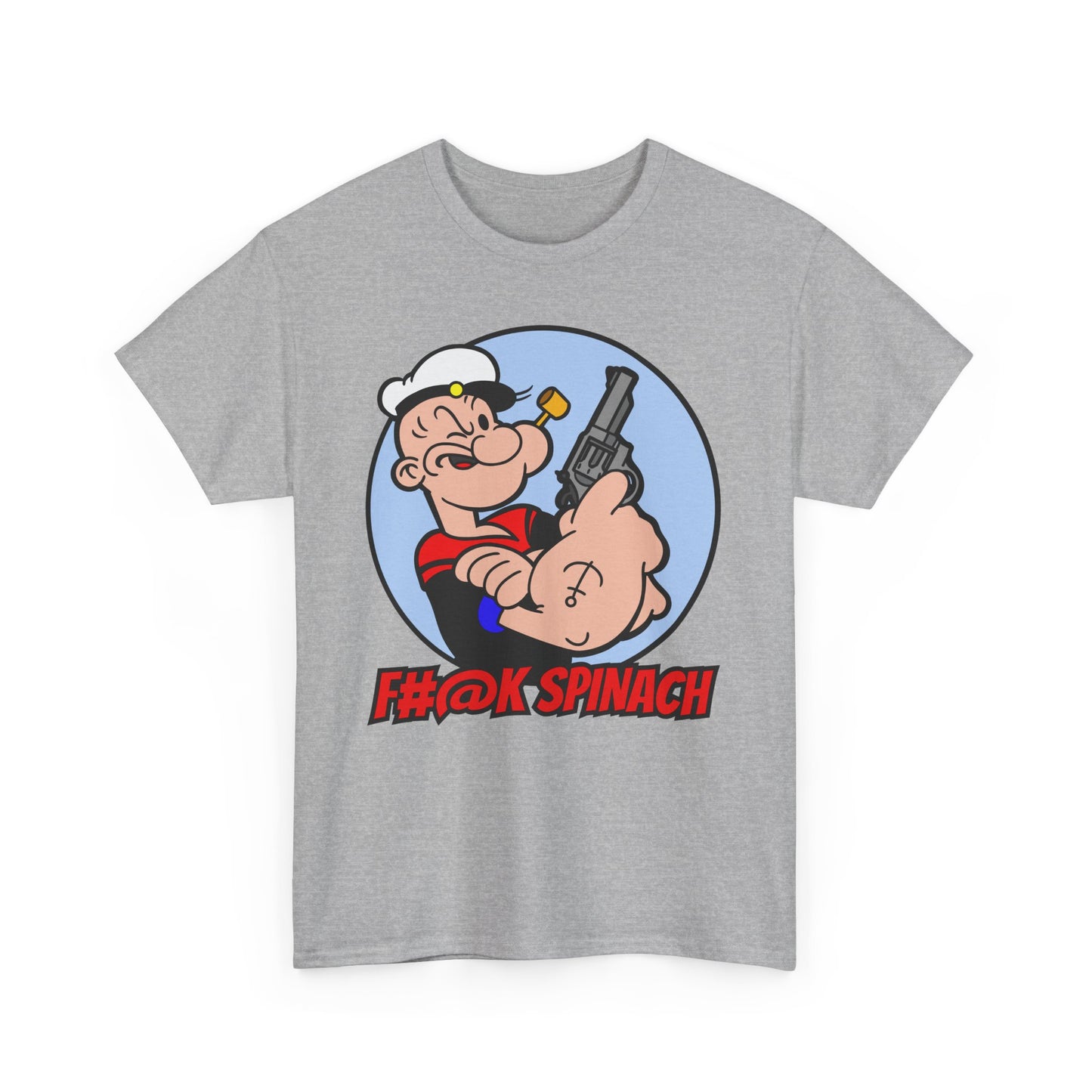 F#@K Spinach! Unisex Heavy Cotton Tee