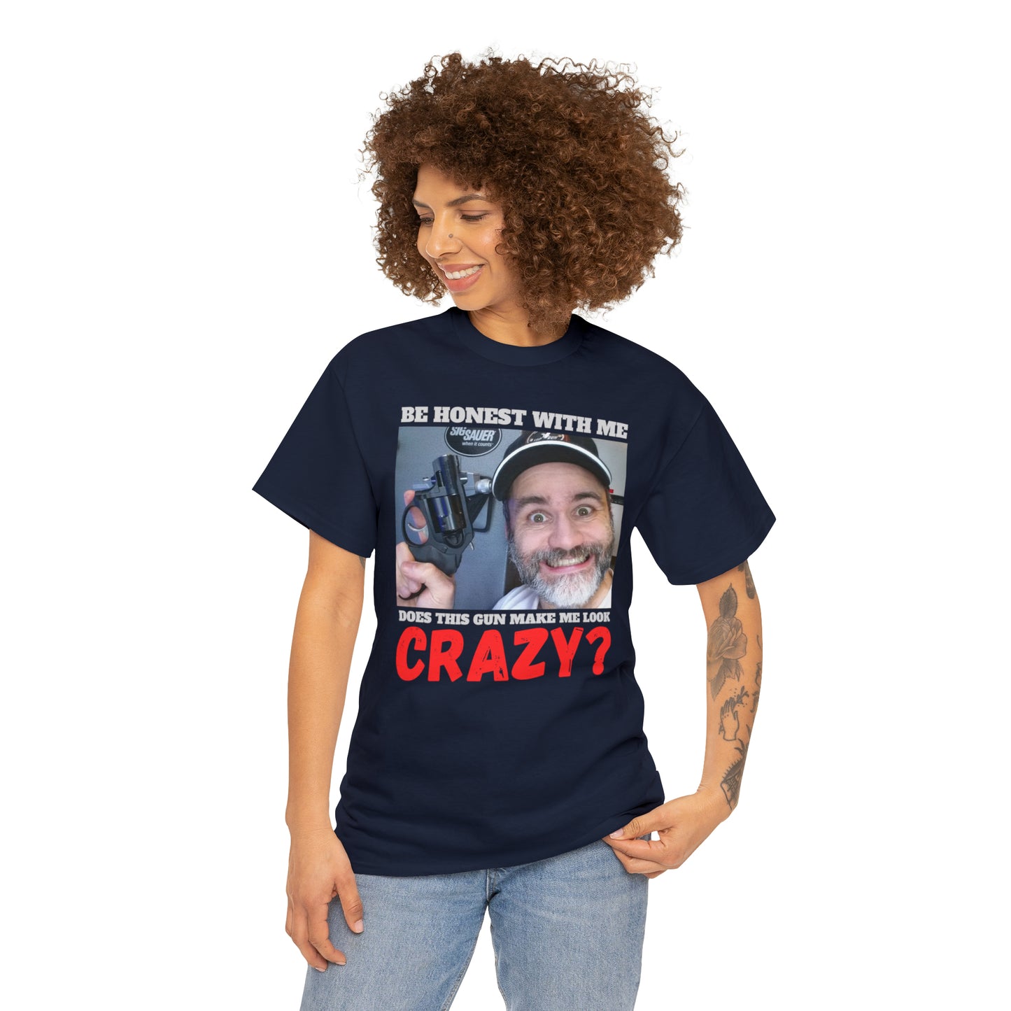 Crazy? Unisex Heavy Cotton Tee