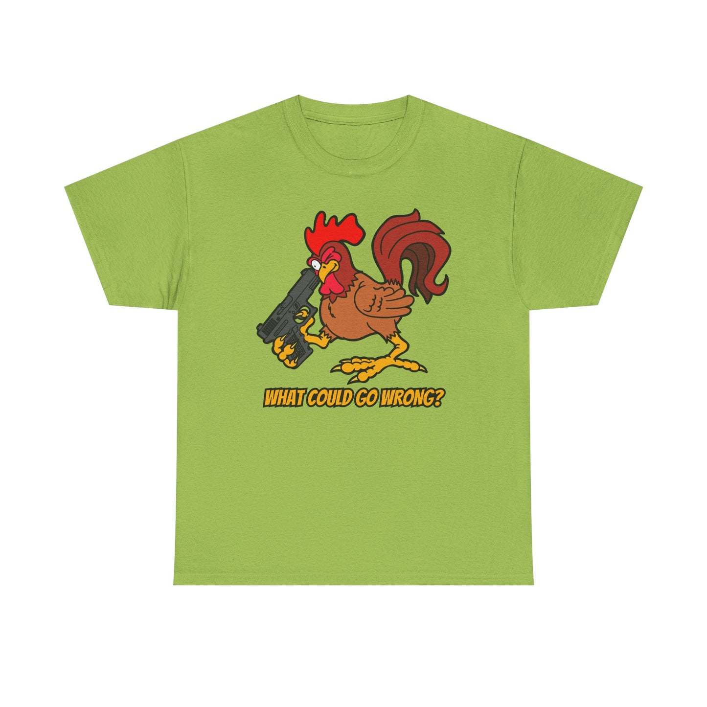 "Don't Point Your Glock at Your..." Unisex Heavy Cotton Tee
