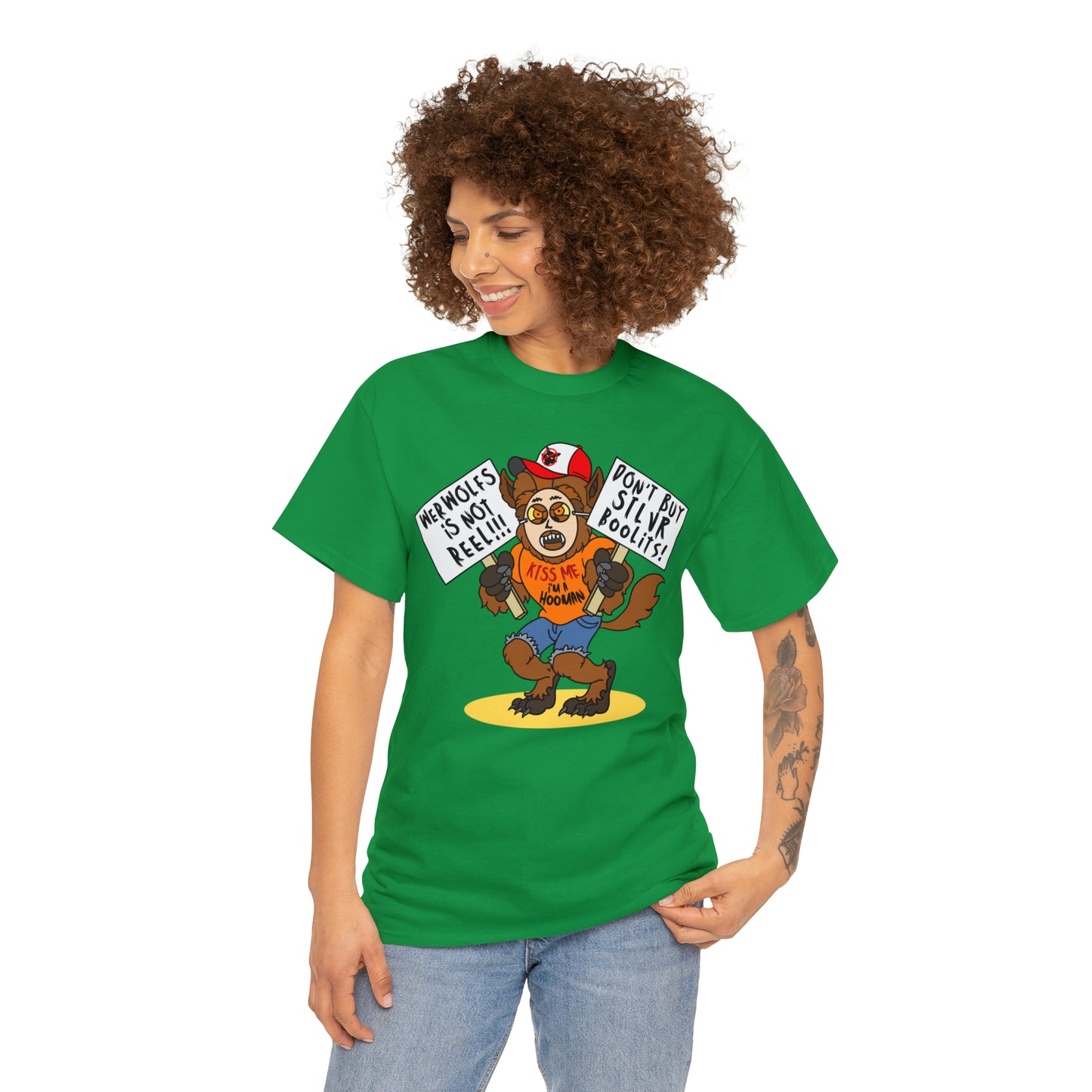Werwolfs Is Not Reel! Unisex Heavy Cotton Tee