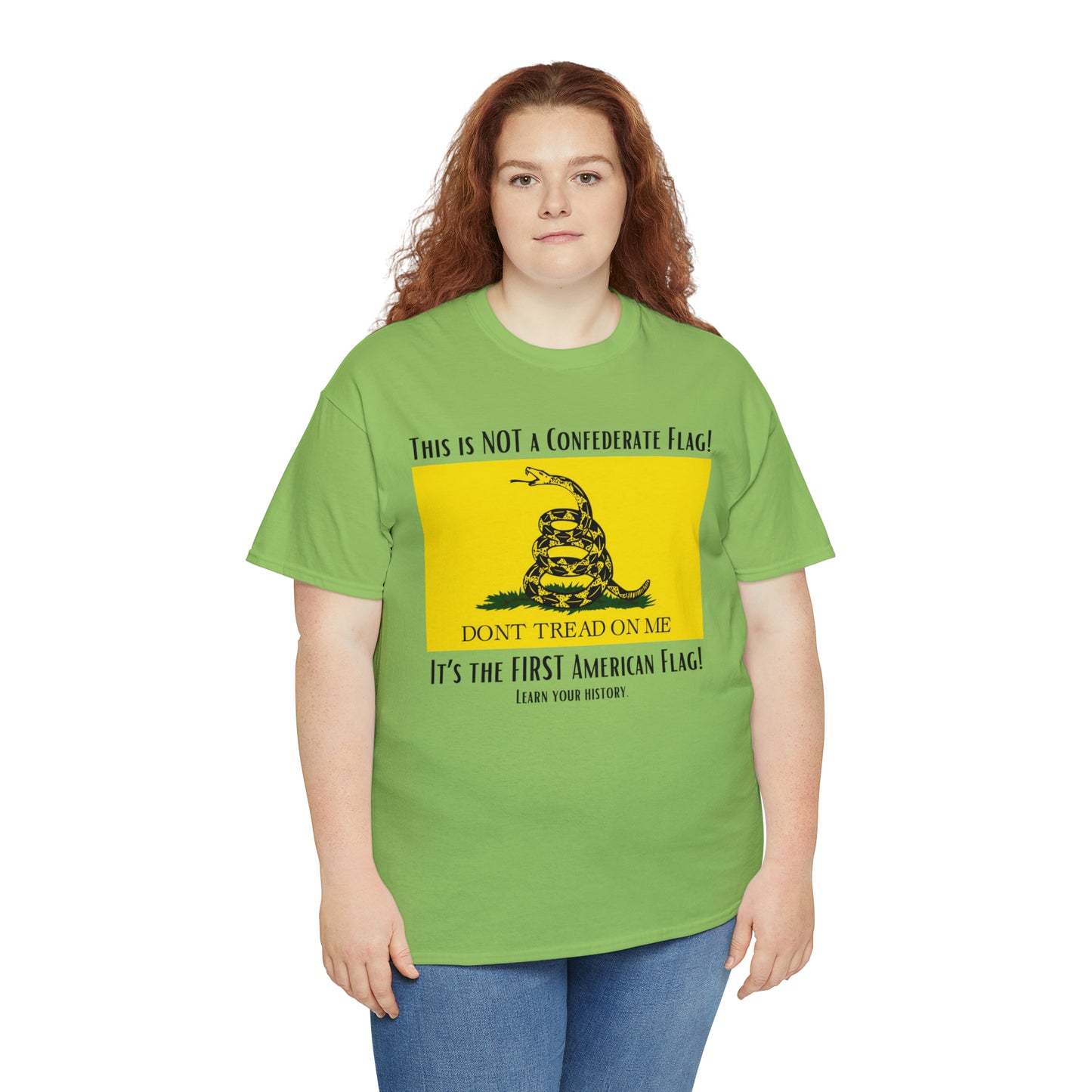 1st American Flag Unisex Heavy Cotton Tee
