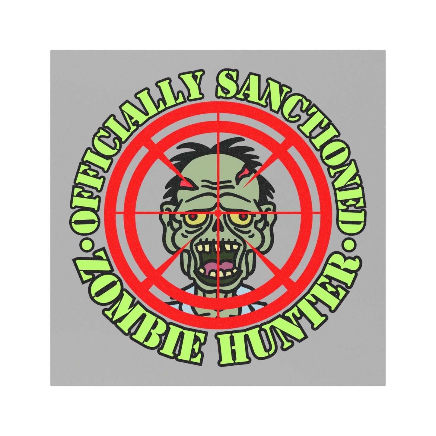 Zombie Hunter Car Magnets