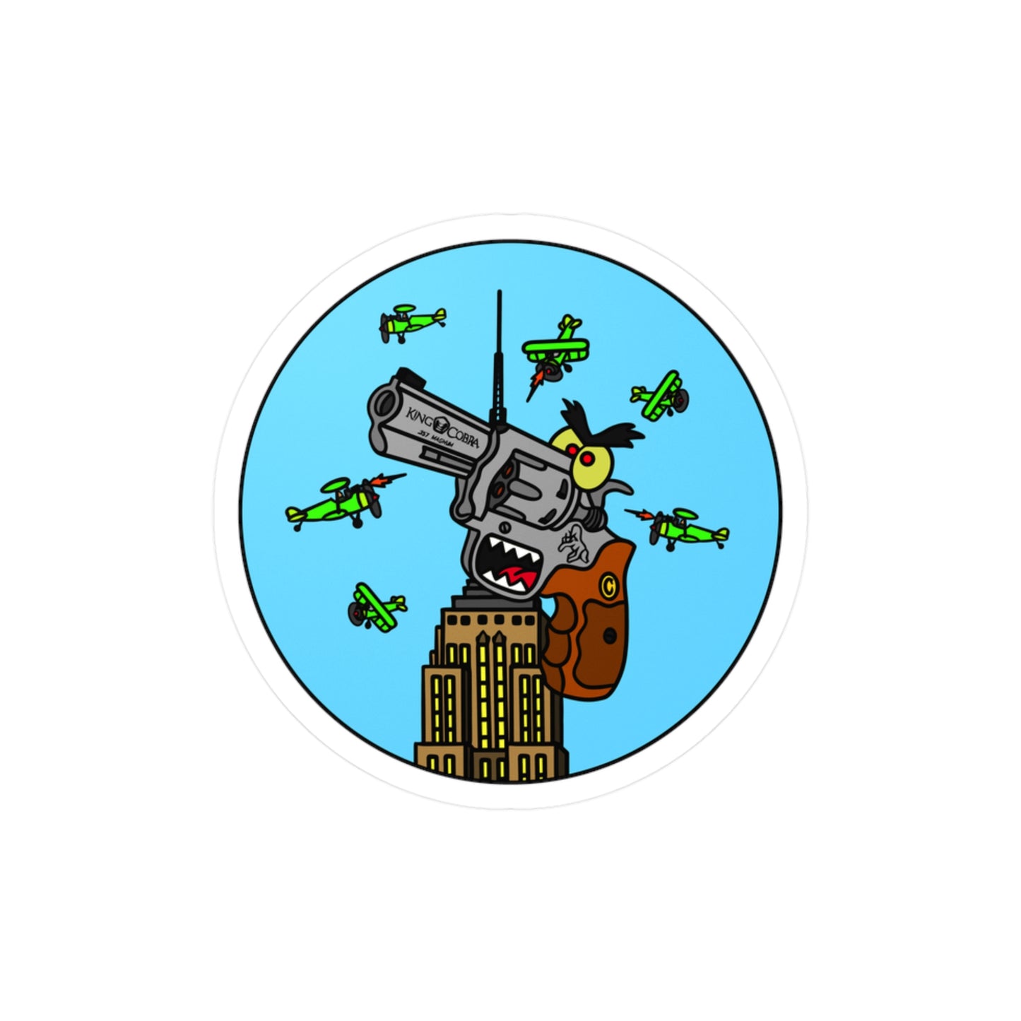 NYC's Worst Nightmare! Kiss-Cut Vinyl Decals