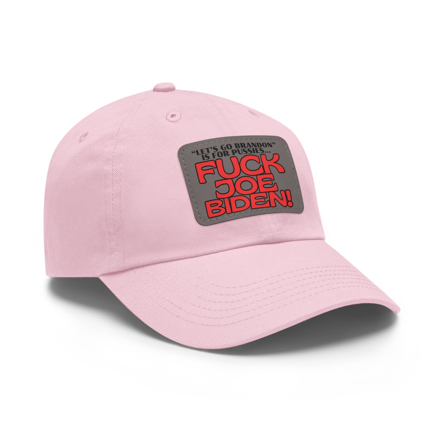 F' Joe Biden! Dad Hat with Leather Patch (Rectangle)