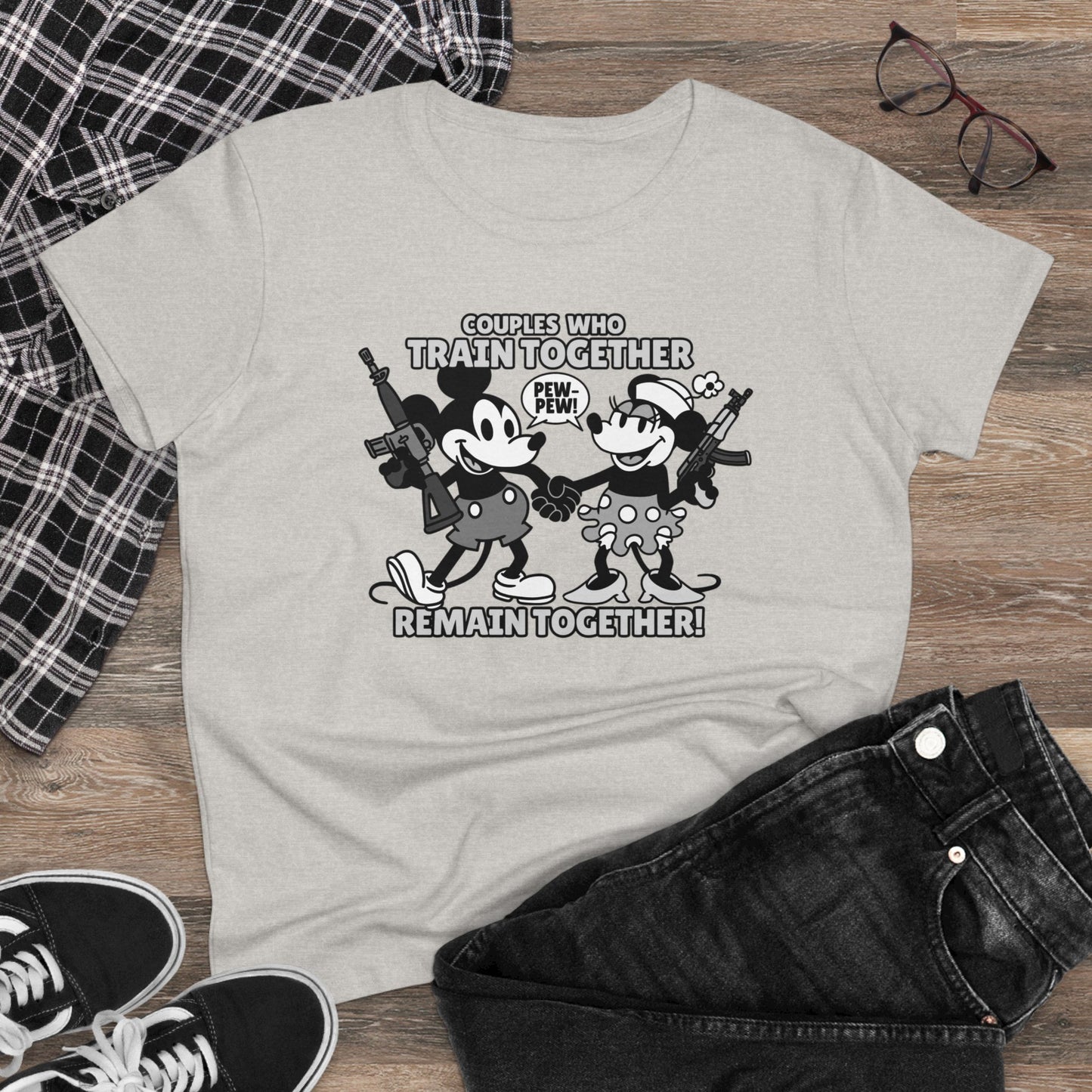 Couple's Therapy! Women's Midweight Cotton Tee