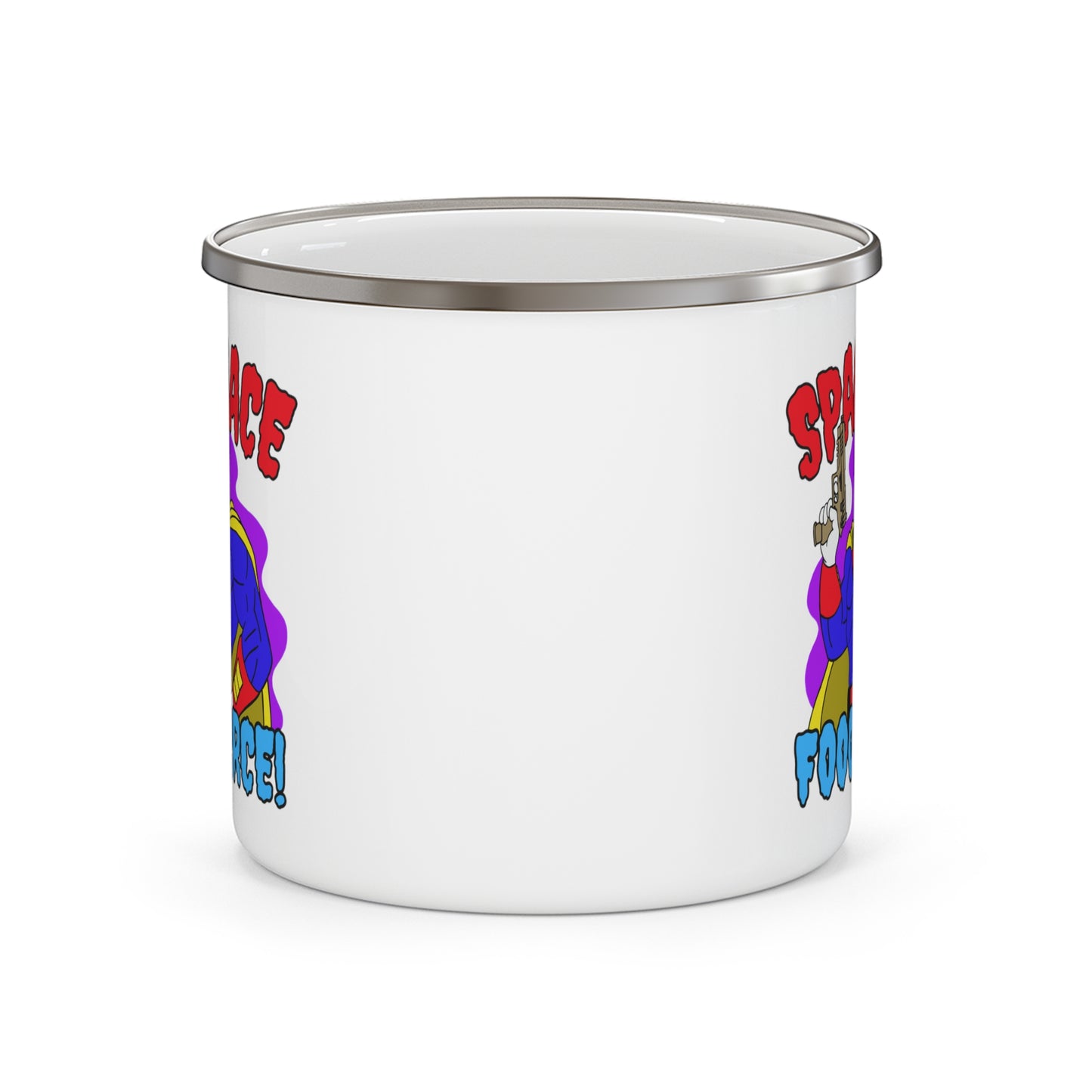 Space Force! Enamel Camping Mug