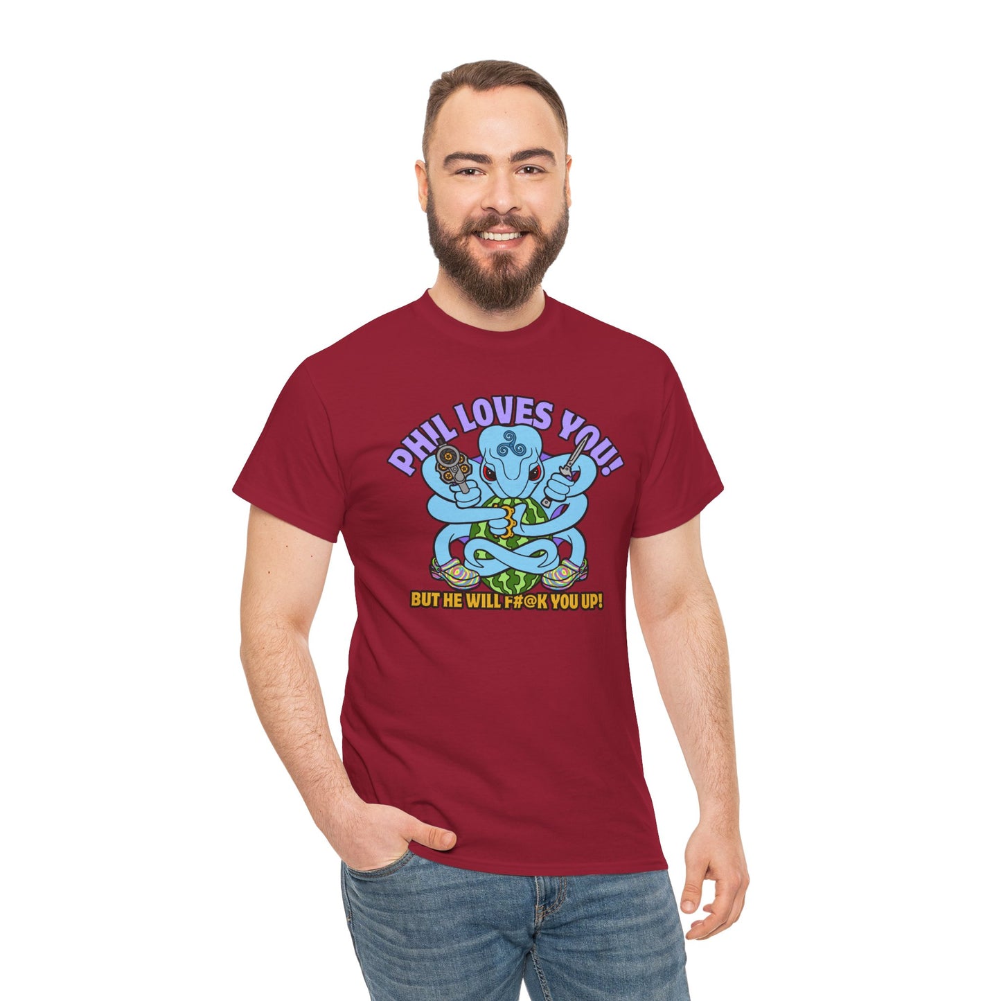 Phil Loves You! Unisex Heavy Cotton Tee