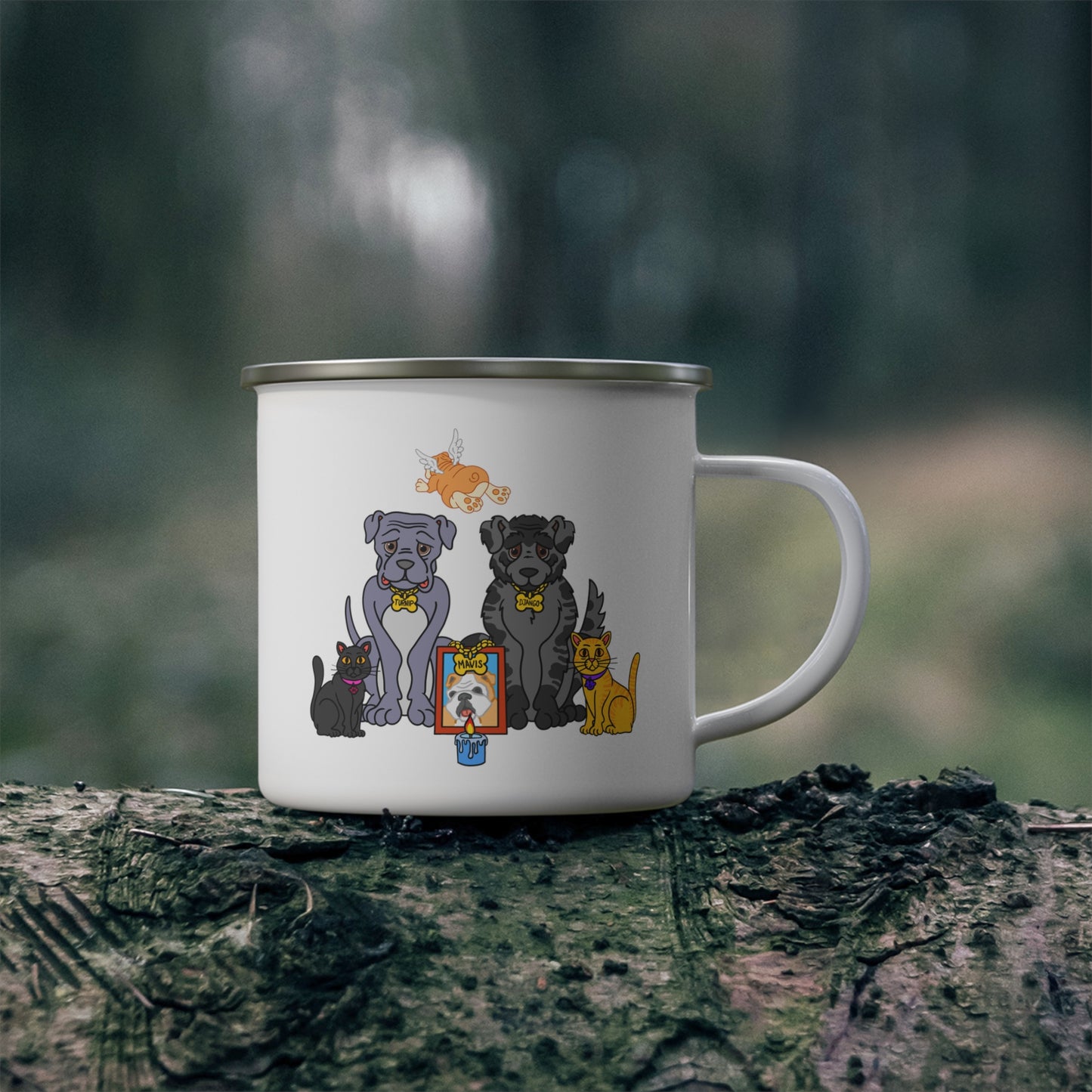 Lost but Still Loved (Mavis tribute) Enamel Camping Mug
