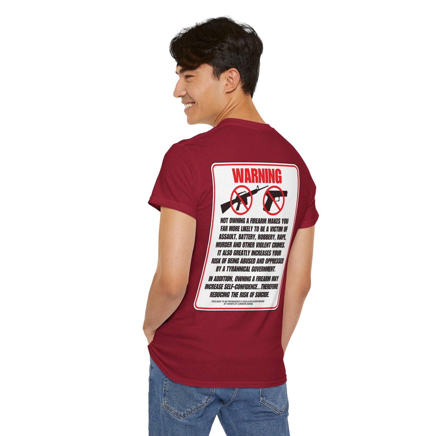 Firearm Safety! Unisex Heavy Cotton Tee