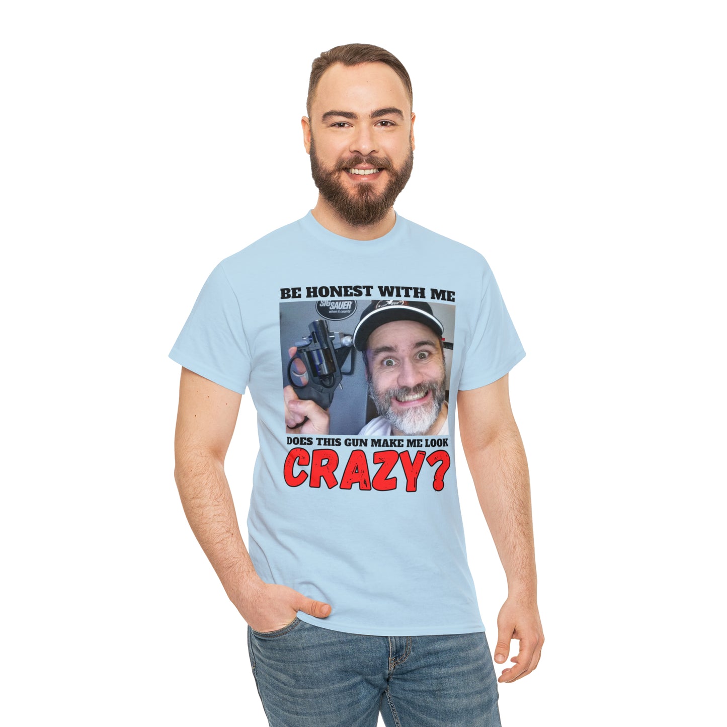 Crazy? Unisex Heavy Cotton Tee