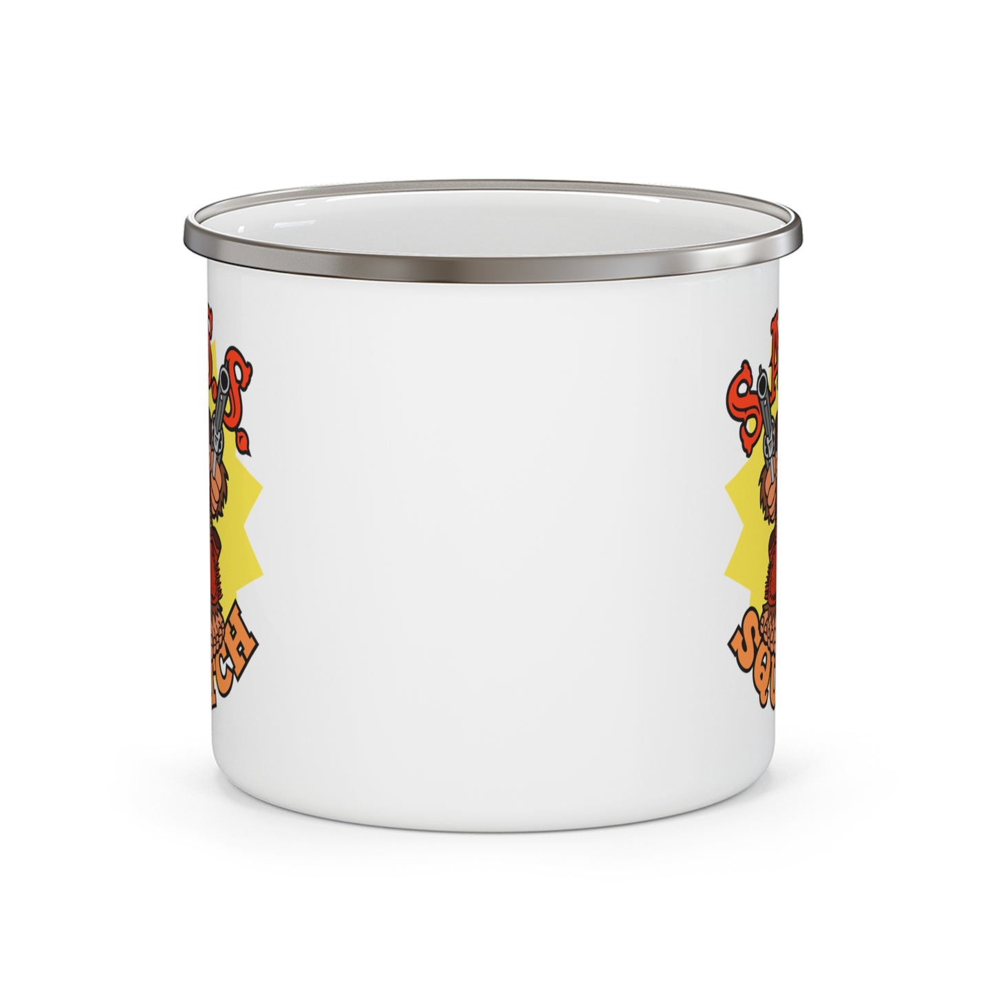S.A.S.S.-Squatch! Enamel Camping Mug
