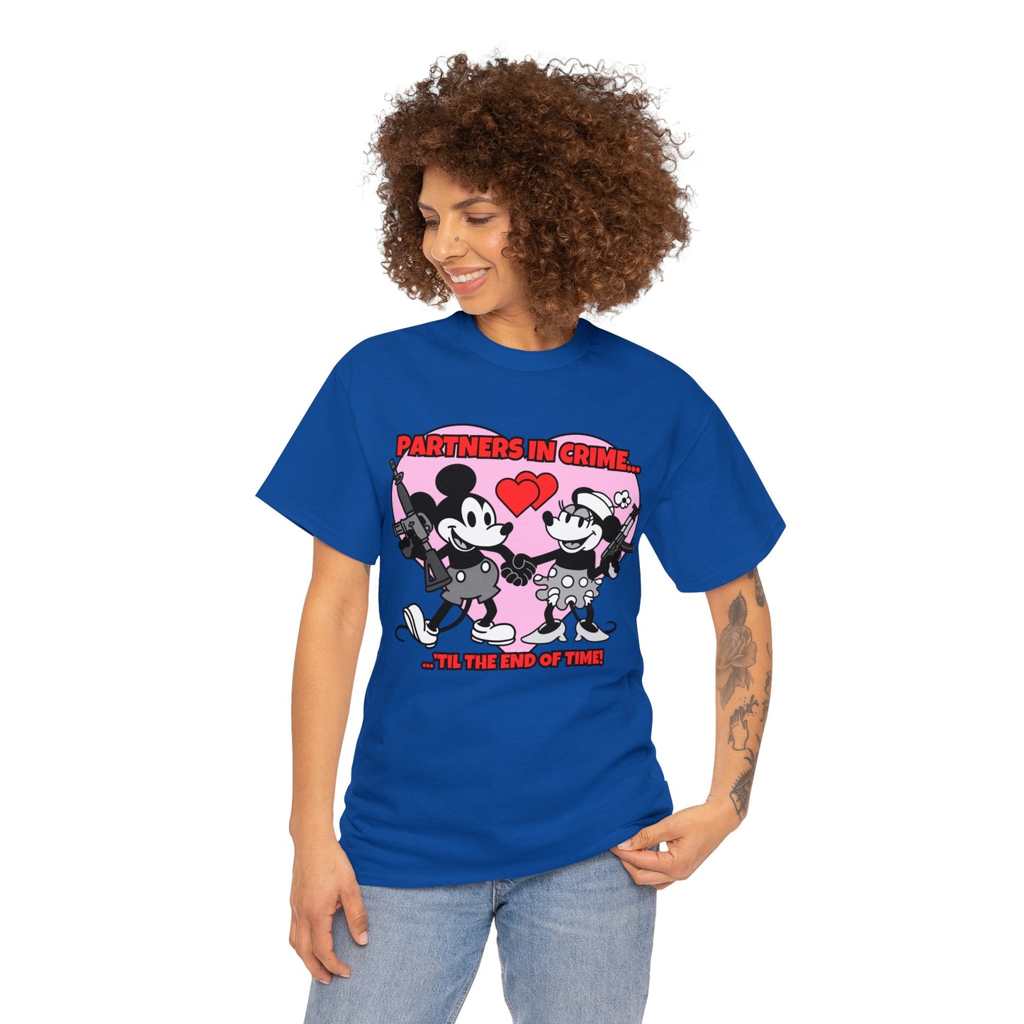 Partners in Crime! Unisex Heavy Cotton Tee