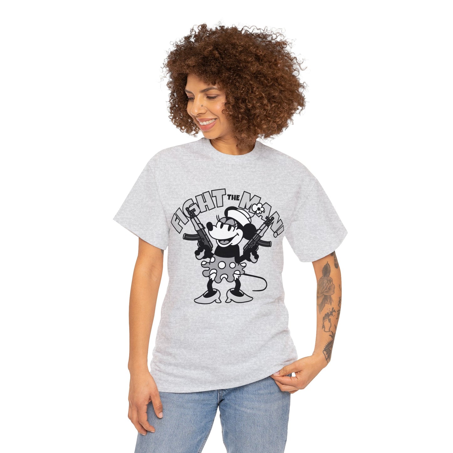 Fight the Man! Unisex Heavy Cotton Tee