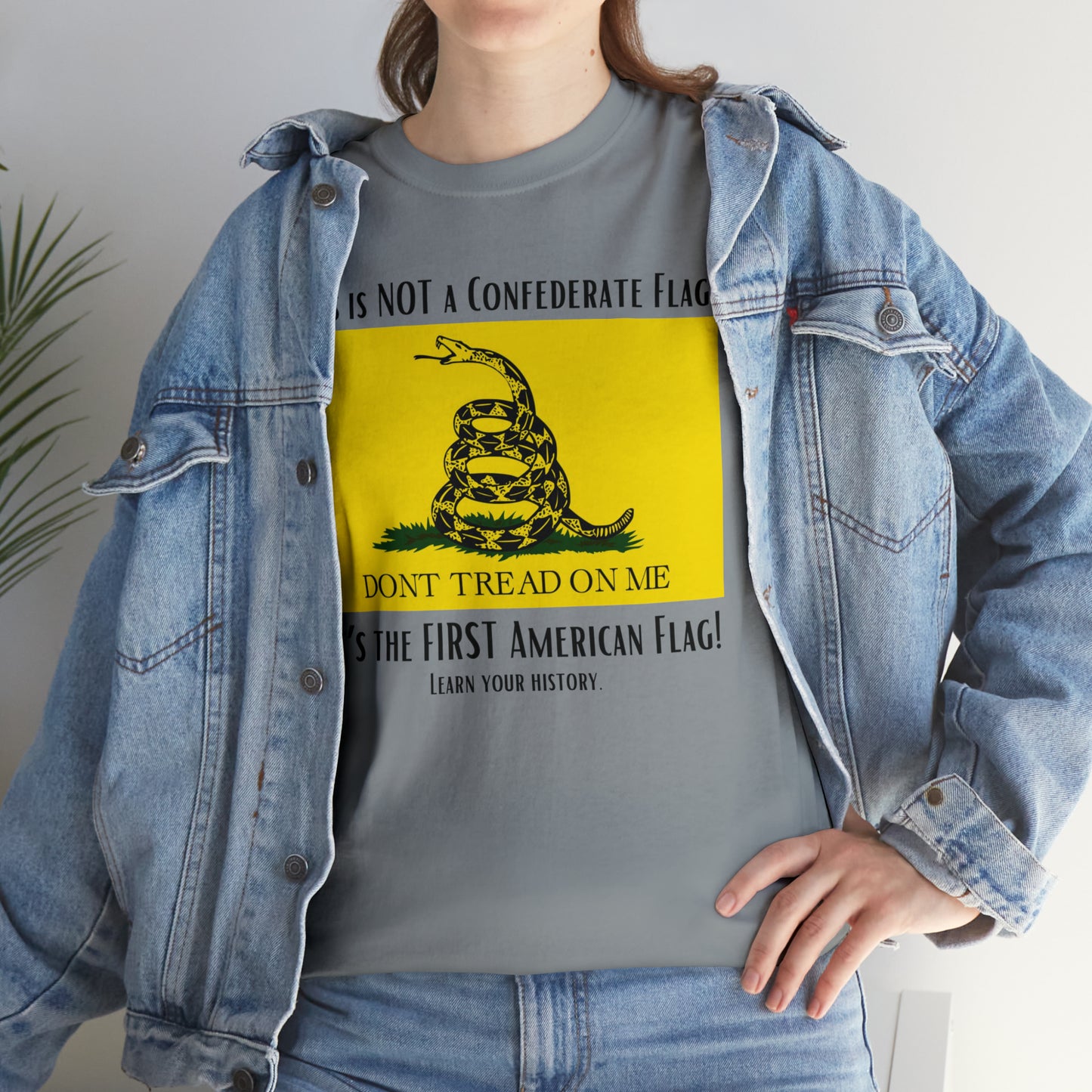 1st American Flag Unisex Heavy Cotton Tee