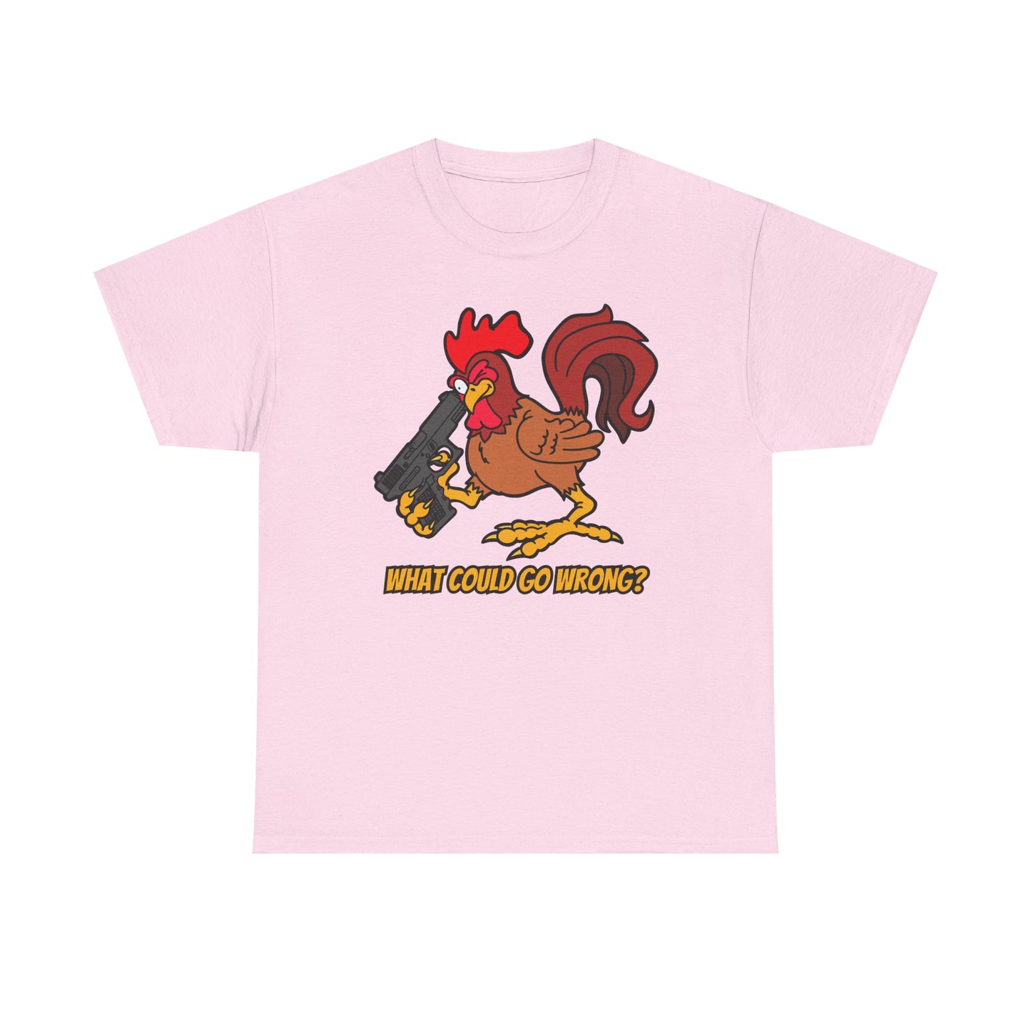 "Don't Point Your Glock at Your..." Unisex Heavy Cotton Tee