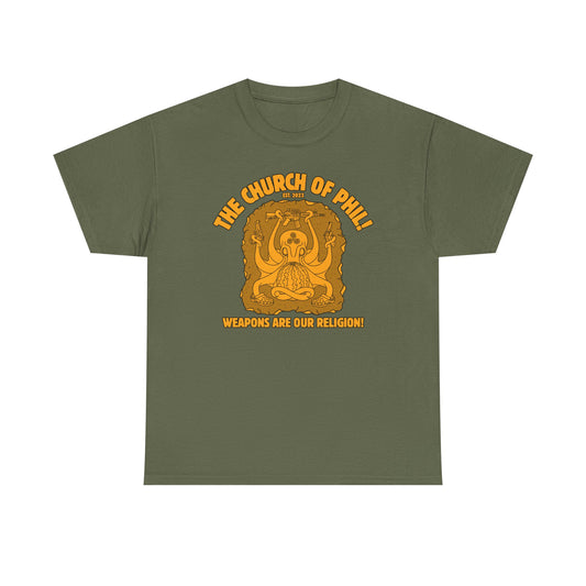 Vintage Style  - Weapons Are Our Religion! Unisex Heavy Cotton Tee