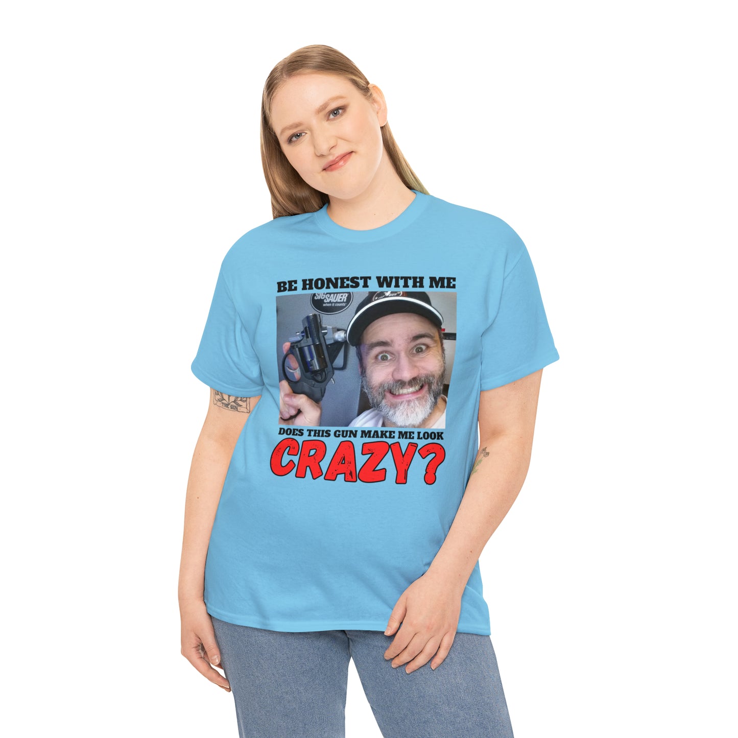 Crazy? Unisex Heavy Cotton Tee