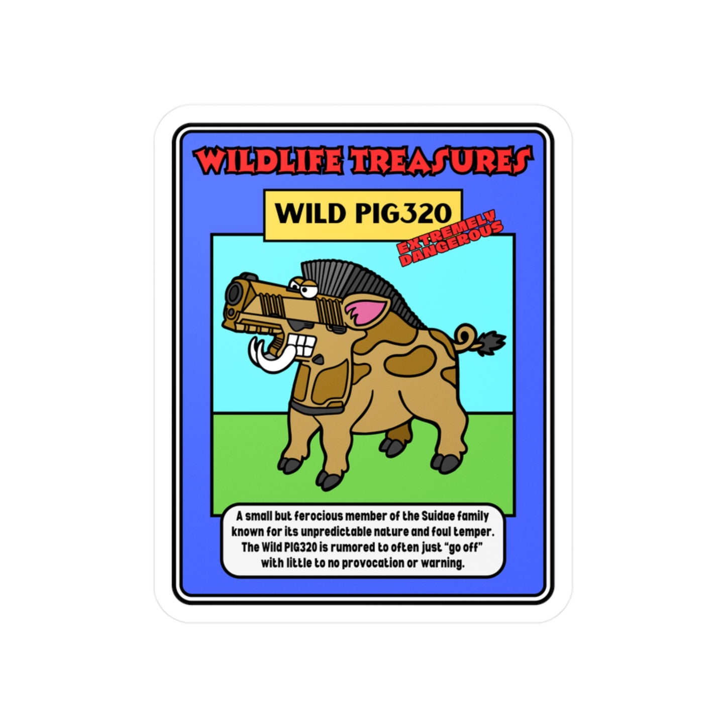 Wild Pig320 Kiss-Cut Vinyl Decals