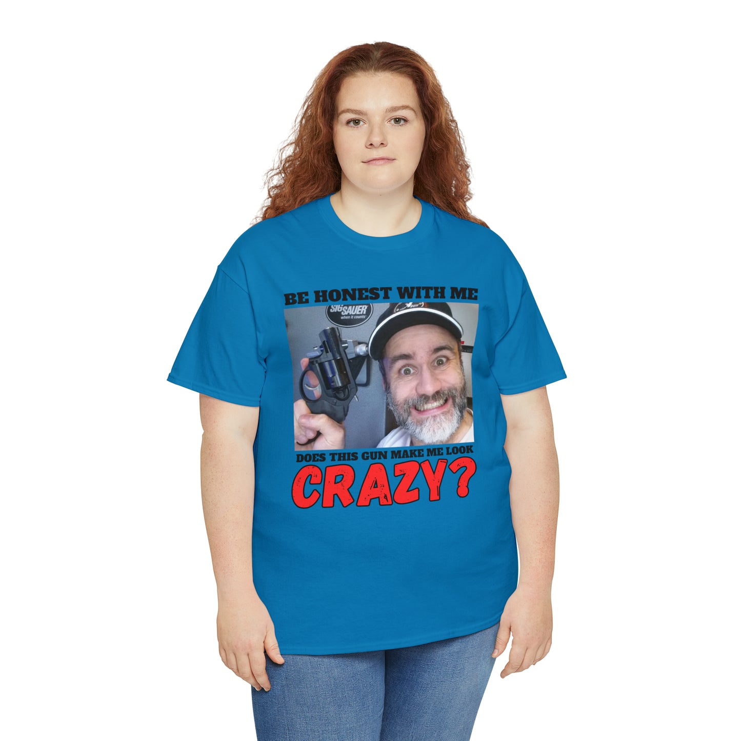 Crazy? Unisex Heavy Cotton Tee