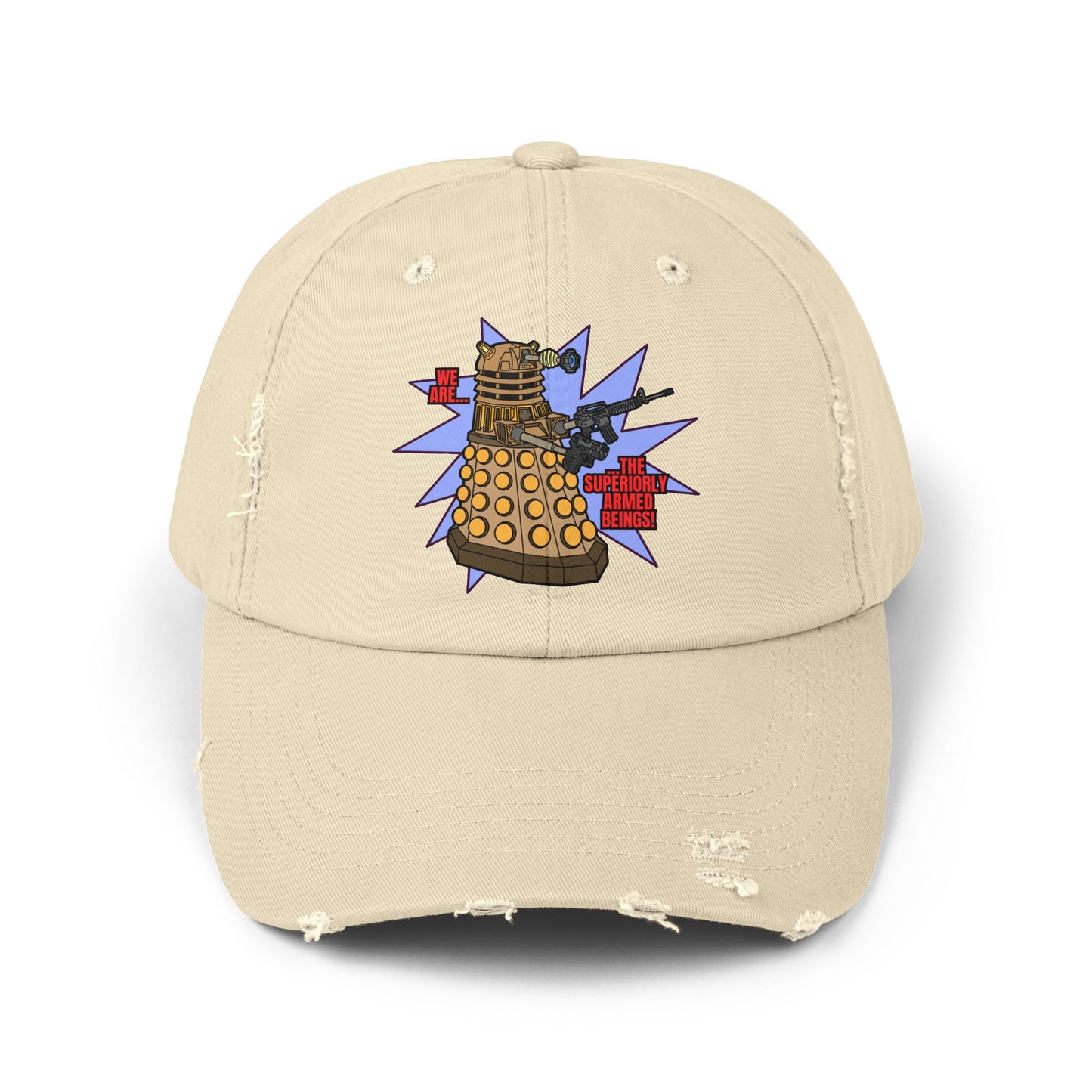 "Dalek" Superiorly Armed Beings! Unisex Distressed Cap