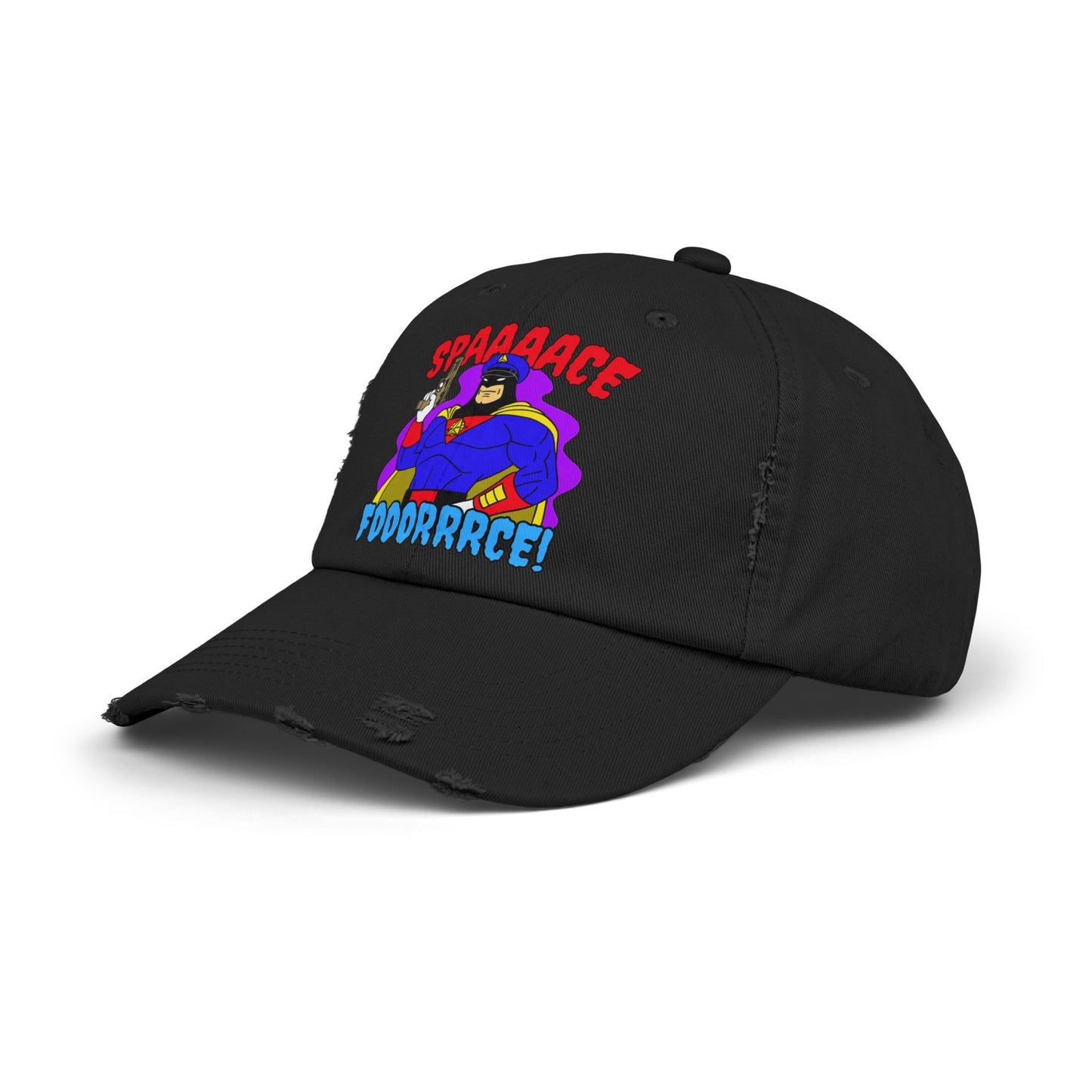 Space Force! Unisex Distressed Cap