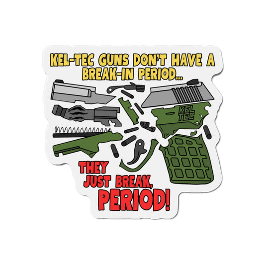KelTecs Break! Die-Cut Magnets